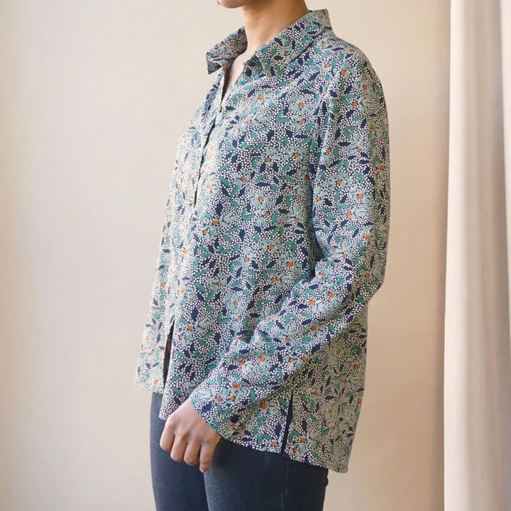 Chemise SAXA - Patron de couture pochette - Les lubies de Cadia Patron de couture Les lubies de Cadia | Gaspard et Léonie Tissus en ligne et Mercerie à Toulouse