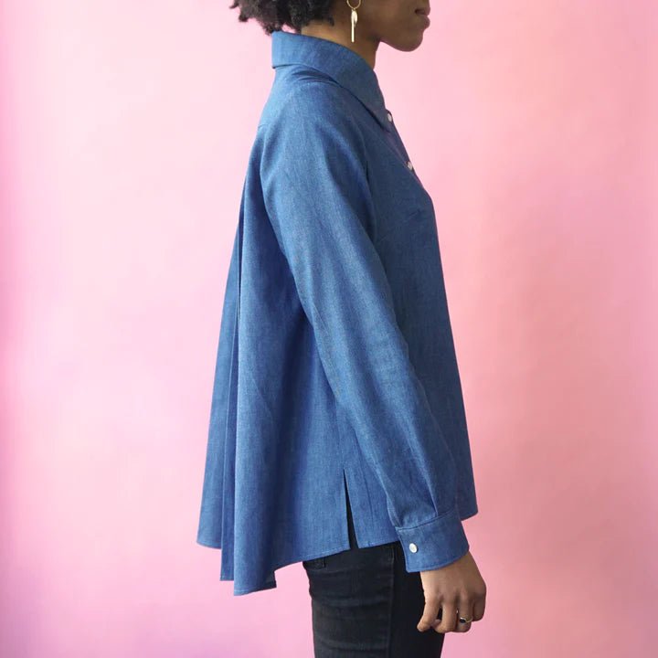 Chemise SAXA - Patron de couture pochette - Les lubies de Cadia Patron de couture Les lubies de Cadia | Gaspard et Léonie Tissus en ligne et Mercerie à Toulouse