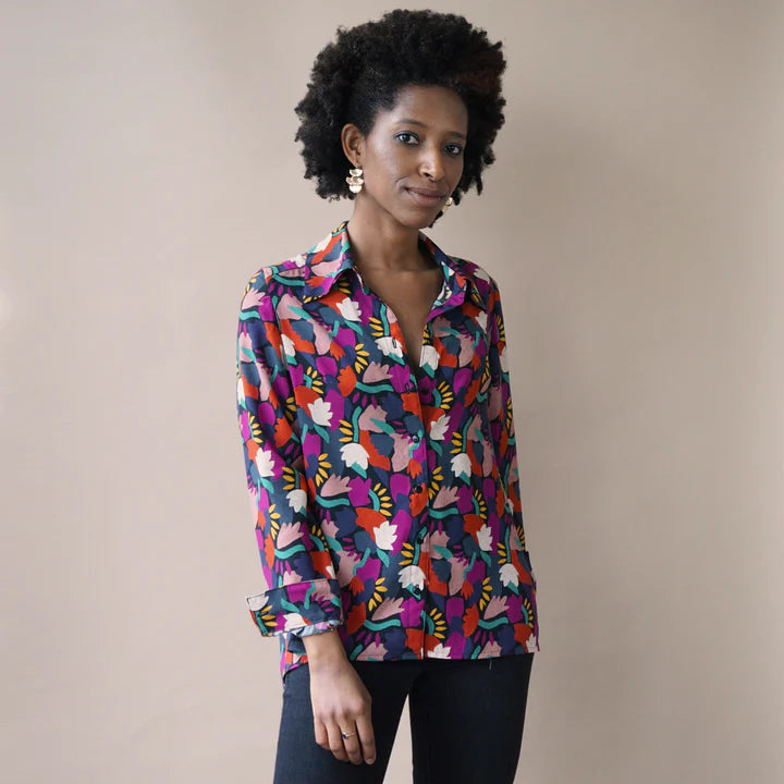 Chemise SAXA - Patron de couture pochette - Les lubies de Cadia Patron de couture Les lubies de Cadia | Gaspard et Léonie Tissus en ligne et Mercerie à Toulouse