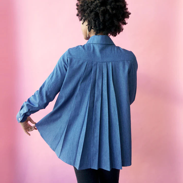 Chemise SAXA - Patron de couture pochette - Les lubies de Cadia Patron de couture Les lubies de Cadia | Gaspard et Léonie Tissus en ligne et Mercerie à Toulouse