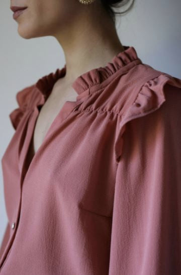 Chemisier NOELIE Patron de couture Pochette - CLEMATISSE PATTERN Patron de couture CLEMATISSE PATTERN | Gaspard et Léonie Tissus en ligne et Mercerie à Toulouse