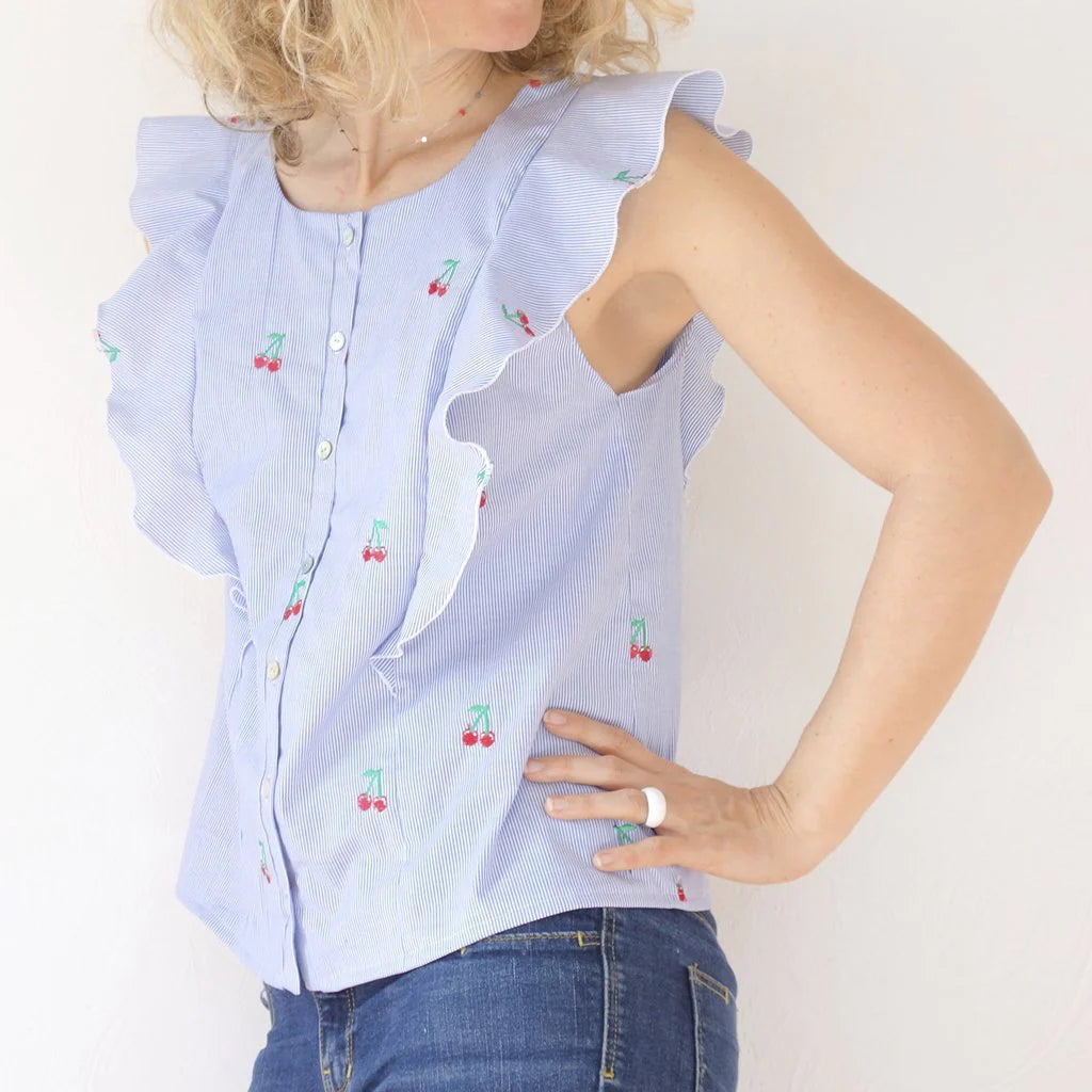 Chemisier ROSIE Patron de couture pochette - SUPER BISON Patron de couture SUPER BISON | Gaspard et Léonie Tissus en ligne et Mercerie à Toulouse