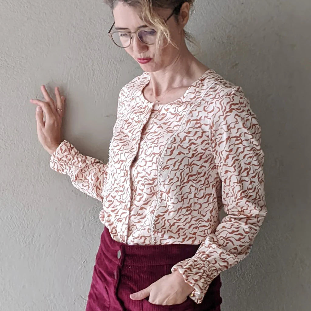 Chemisier ROSIE Patron de couture pochette - SUPER BISON Patron de couture SUPER BISON | Gaspard et Léonie Tissus en ligne et Mercerie à Toulouse