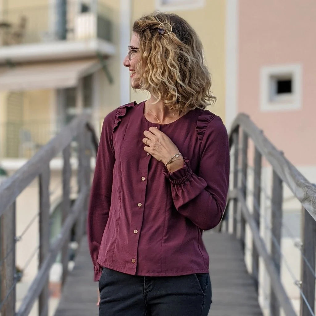 Chemisier ROSIE Patron de couture pochette - SUPER BISON Patron de couture SUPER BISON | Gaspard et Léonie Tissus en ligne et Mercerie à Toulouse