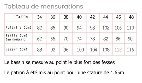 Combi MINA Patron de couture Pochette - CLEMATISSE PATTERN Patron de couture MAISON FAUVE | Gaspard et Léonie Tissus en ligne et Mercerie à Toulouse