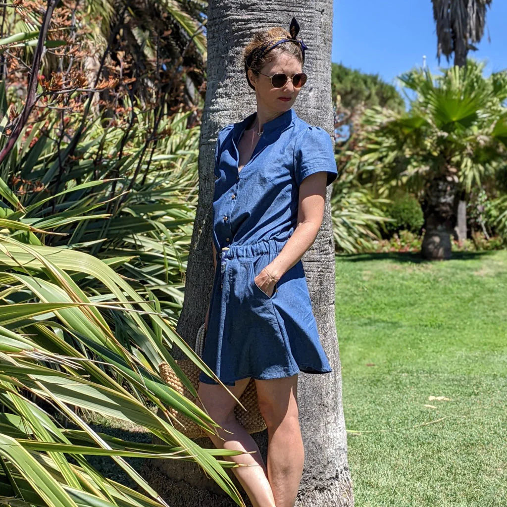 Combinaison et Robe PASSION Patron de couture pochette - SUPER BISON Patron de couture SUPER BISON | Gaspard et Léonie Tissus en ligne et Mercerie à Toulouse