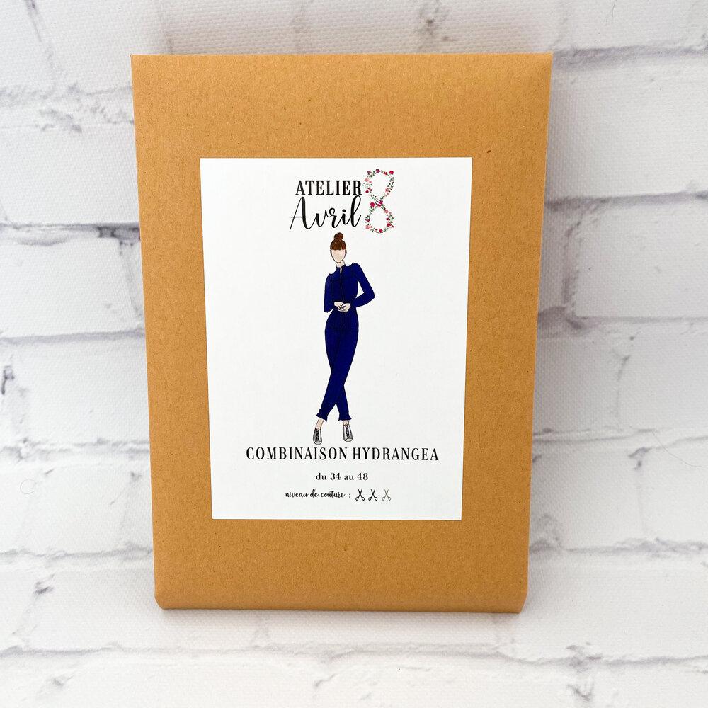 Combinaison HYDRANGEA Patron de couture pochette Patron de couture ATELIER 8 AVRIL | Gaspard et Léonie Tissus Mercerie Toulouse