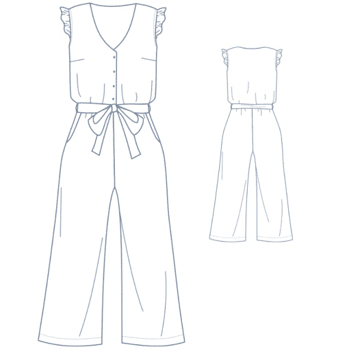 Combinaison JANIE Patron de couture pochette - Lise Tailor Patron de couture LISE TAILOR | Gaspard et Léonie Tissus en ligne et Mercerie à Toulouse