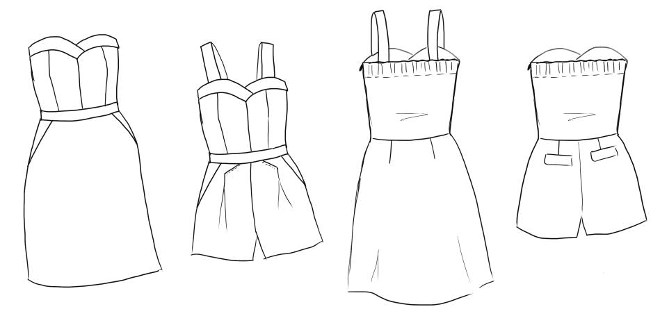 Combinaison KIKA patron de couture pochette - MAISON FAUVE Patron de couture MAISON FAUVE | Gaspard et Léonie Tissus en ligne et Mercerie à Toulouse