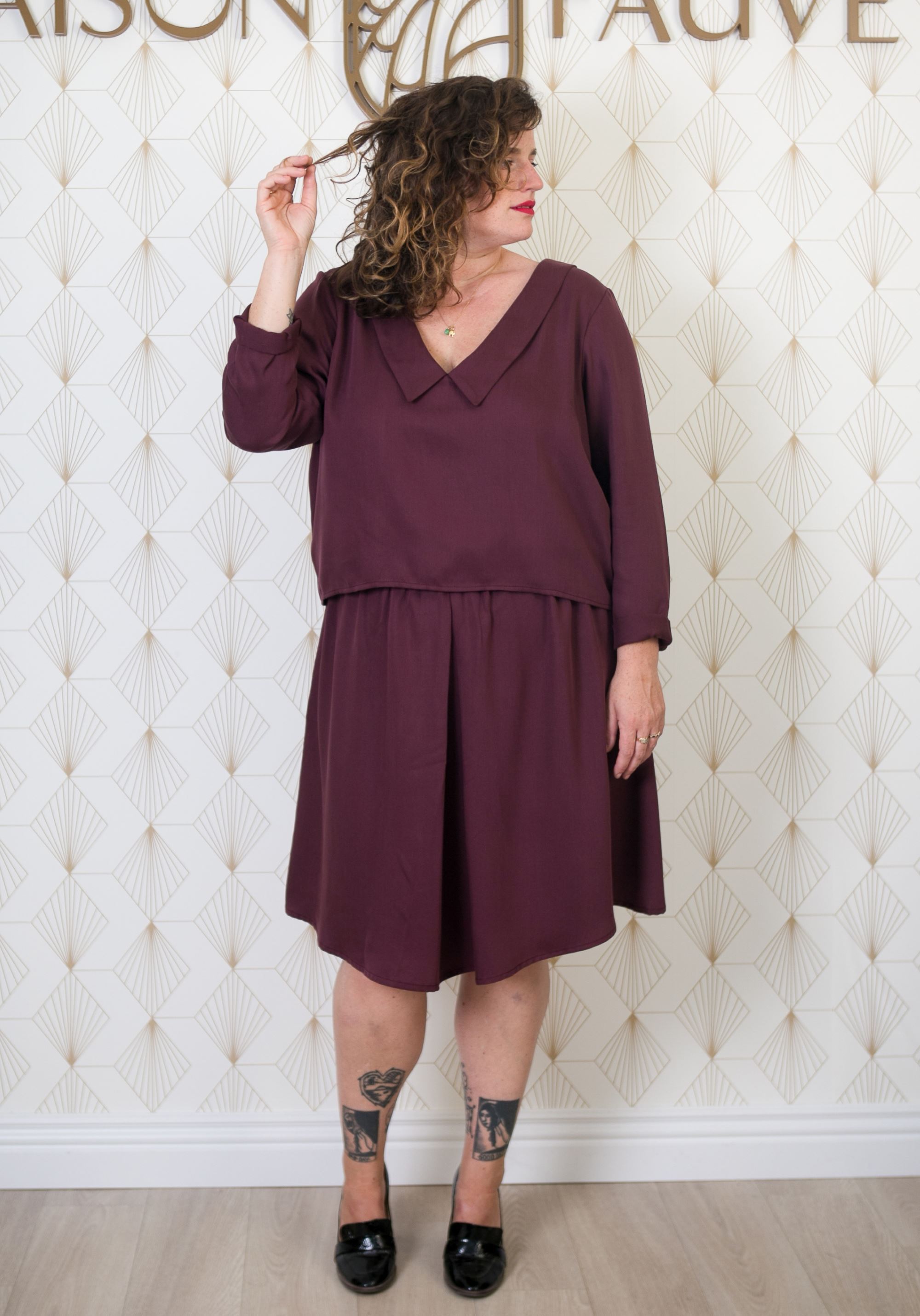 Combinaison/Robe FAYE Patron de couture Pochette Patron de couture MAISON FAUVE | Gaspard et Léonie Tissus Mercerie Toulouse