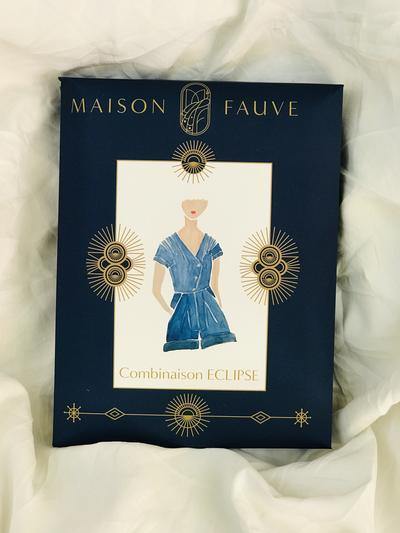 Combishort/Robe ECLIPSE Patron de couture Pochette - L'atelier de Gaspard et Léonie
