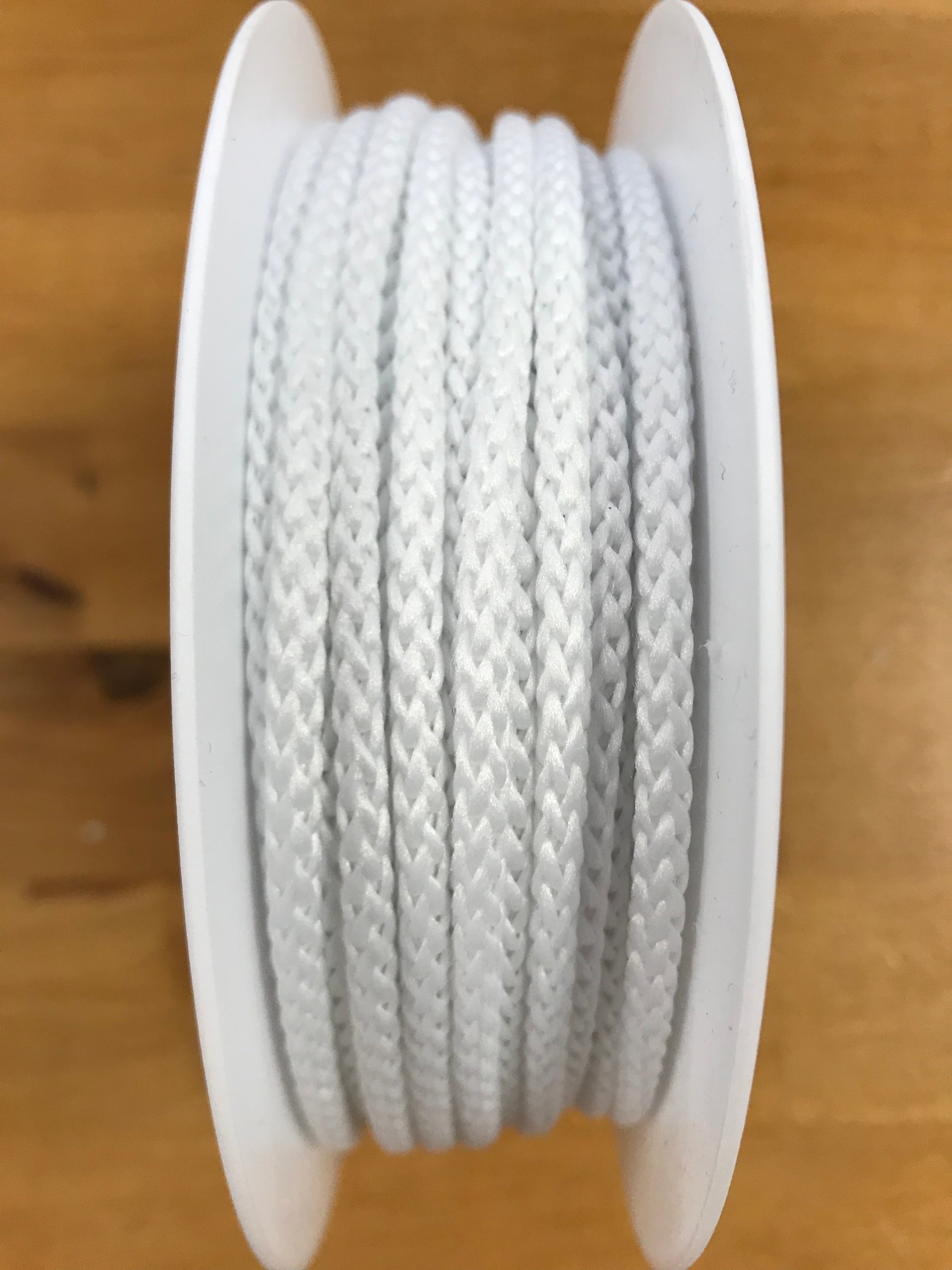 Cordon uni 4,5mm (vendu x10cm) - BLANC COL:1 Mercerie Sélection Gaspard & Léonie | Gaspard et Léonie Tissus en ligne et Mercerie à Toulouse