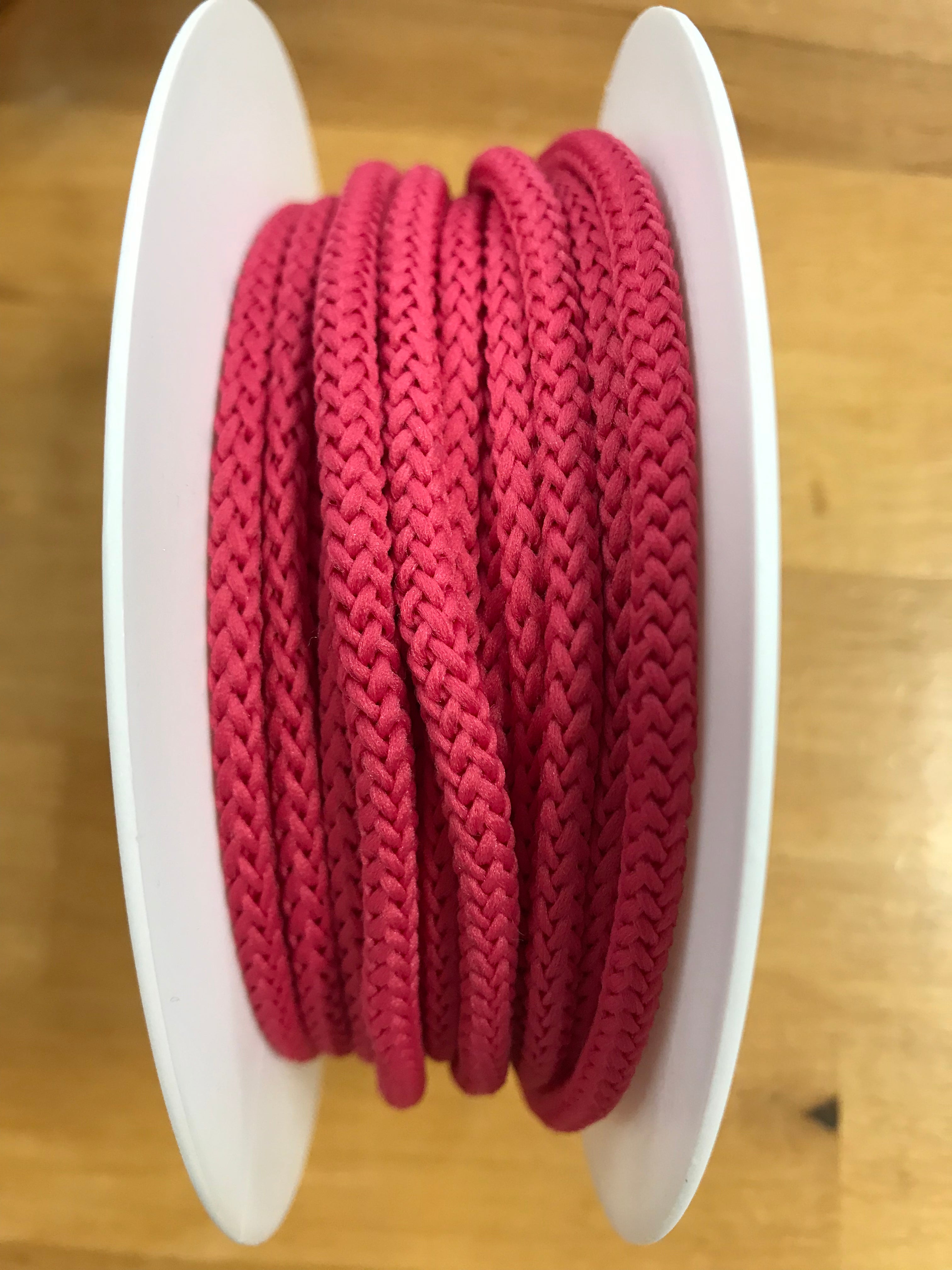 Cordon uni 4,5mm (vendu x10cm) - ROSE FUSCHIA COL:78 Mercerie Sélection Gaspard & Léonie | Gaspard et Léonie Tissus en ligne et Mercerie à Toulouse