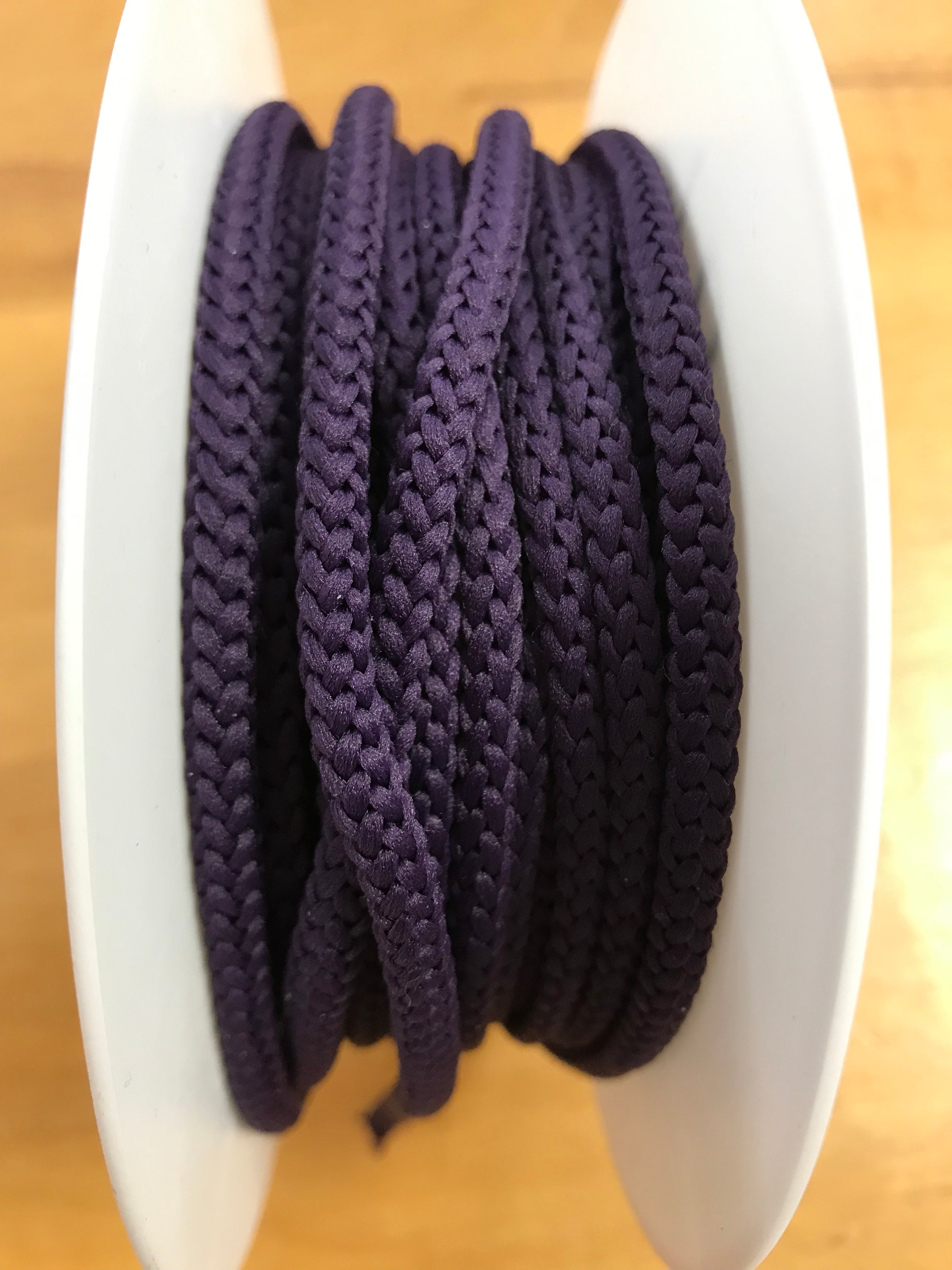 Cordon uni 4,5mm (vendu x10cm) - VIOLET COL:98 Mercerie Sélection Gaspard & Léonie | Gaspard et Léonie Tissus en ligne et Mercerie à Toulouse