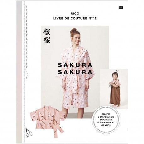 Couture Livre "Sakura Sakura" RICO DESIGN Librairie Rico Design | Gaspard et Léonie Tissus en ligne et Mercerie à Toulouse