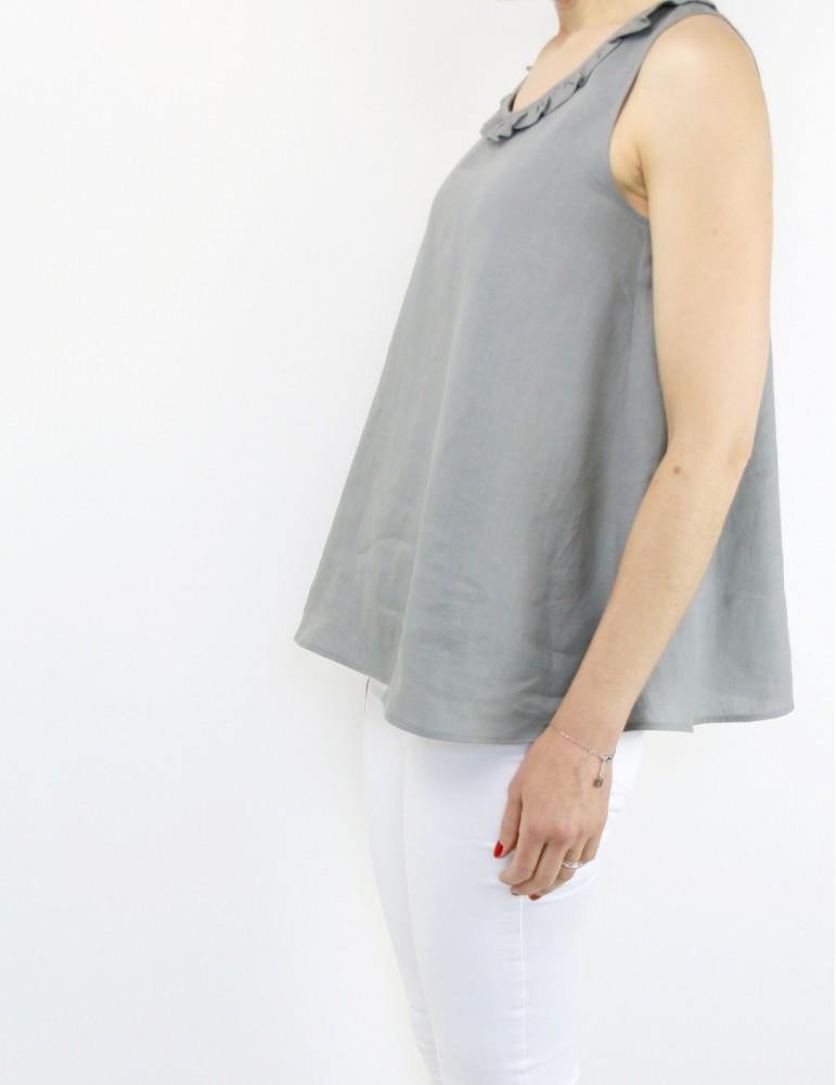 Débardeur Alize SCAMMIT Patron de couture pochette - L'atelier de Gaspard et Léonie