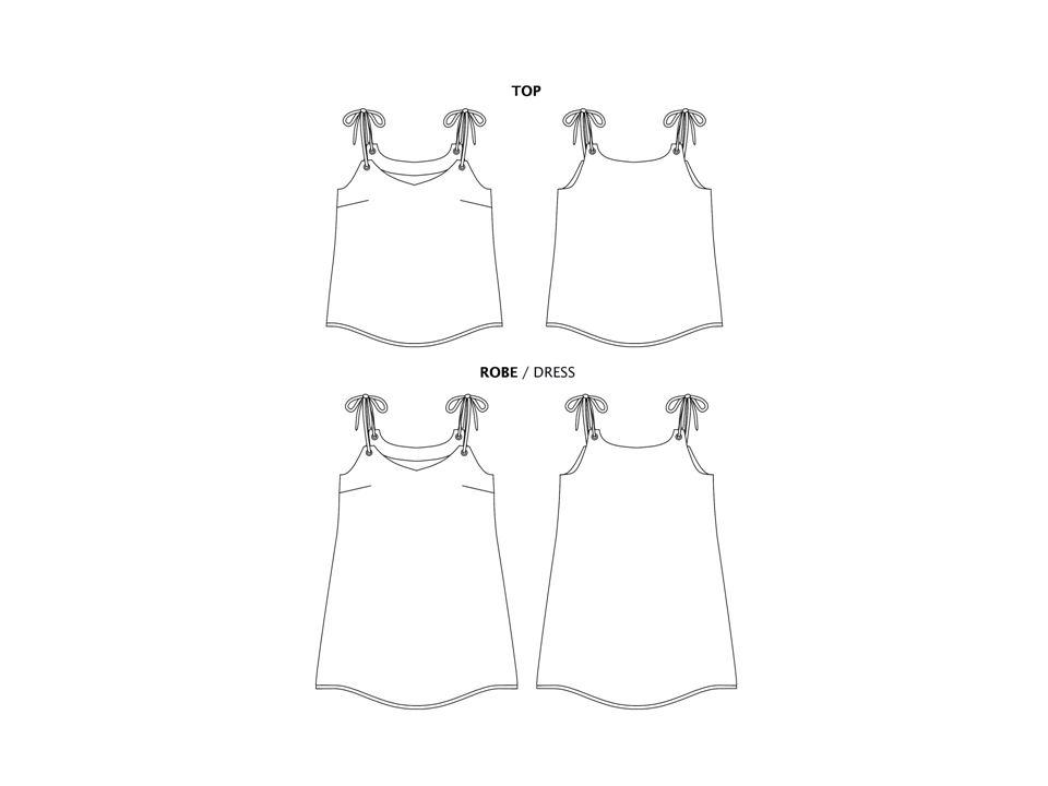 ECLAIR top patron de couture pochette Patron de couture Les lubies de Cadia | Gaspard et Léonie Tissus Mercerie Toulouse