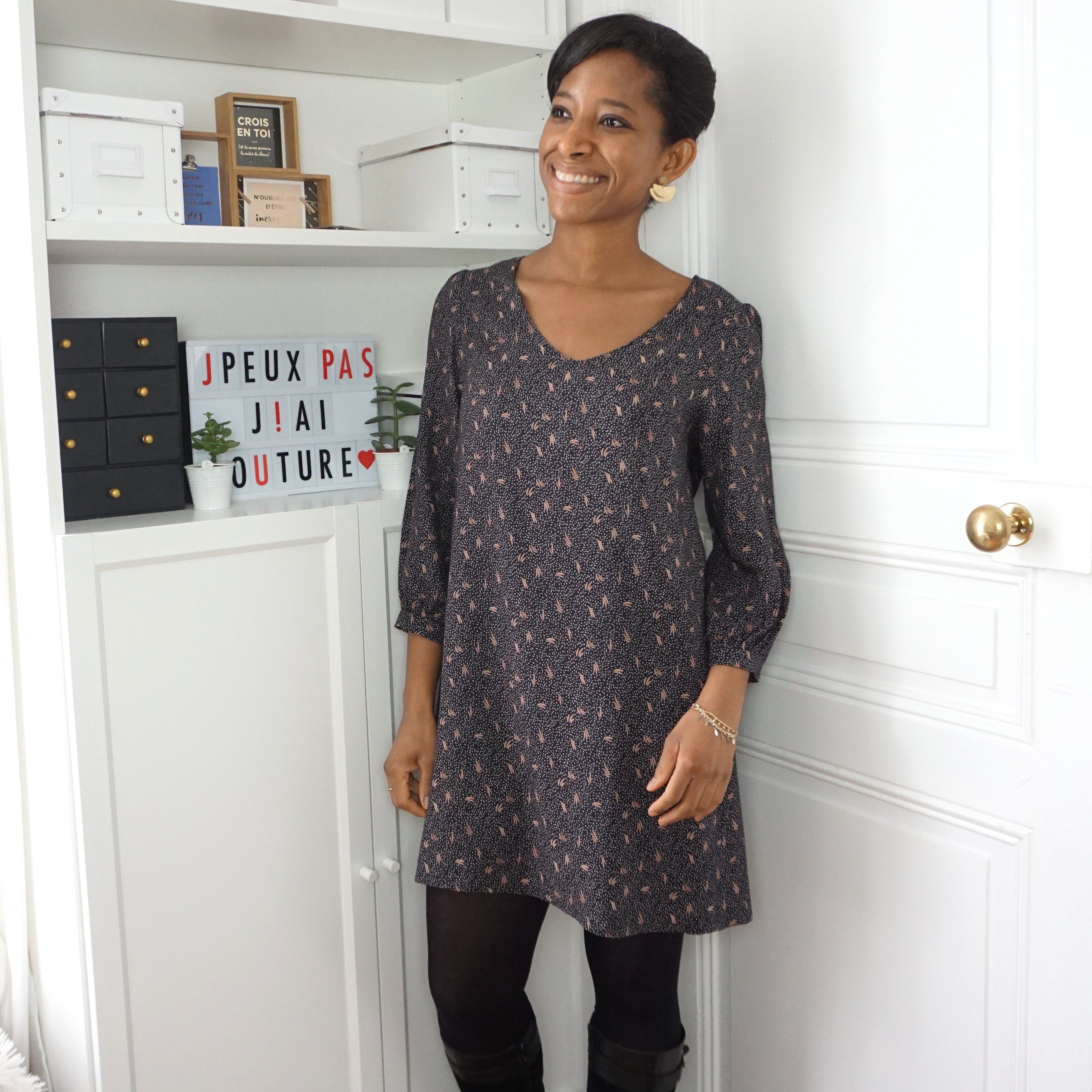 ELENA blouse/robe patron de couture pochette Patron de couture Les lubies de Cadia | Gaspard et Léonie Tissus Mercerie Toulouse