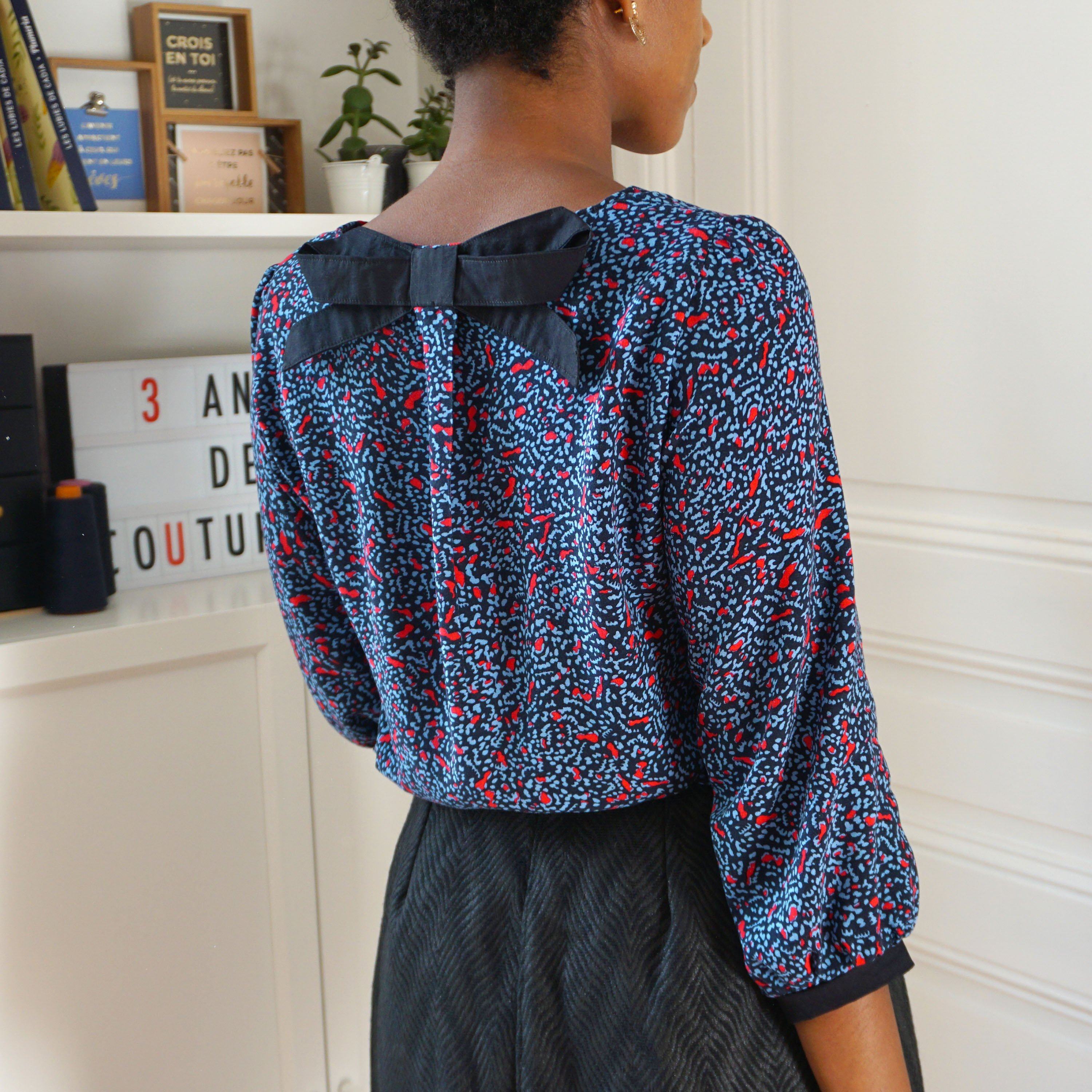 ELENA blouse/robe patron de couture pochette Patron de couture Les lubies de Cadia | Gaspard et Léonie Tissus Mercerie Toulouse