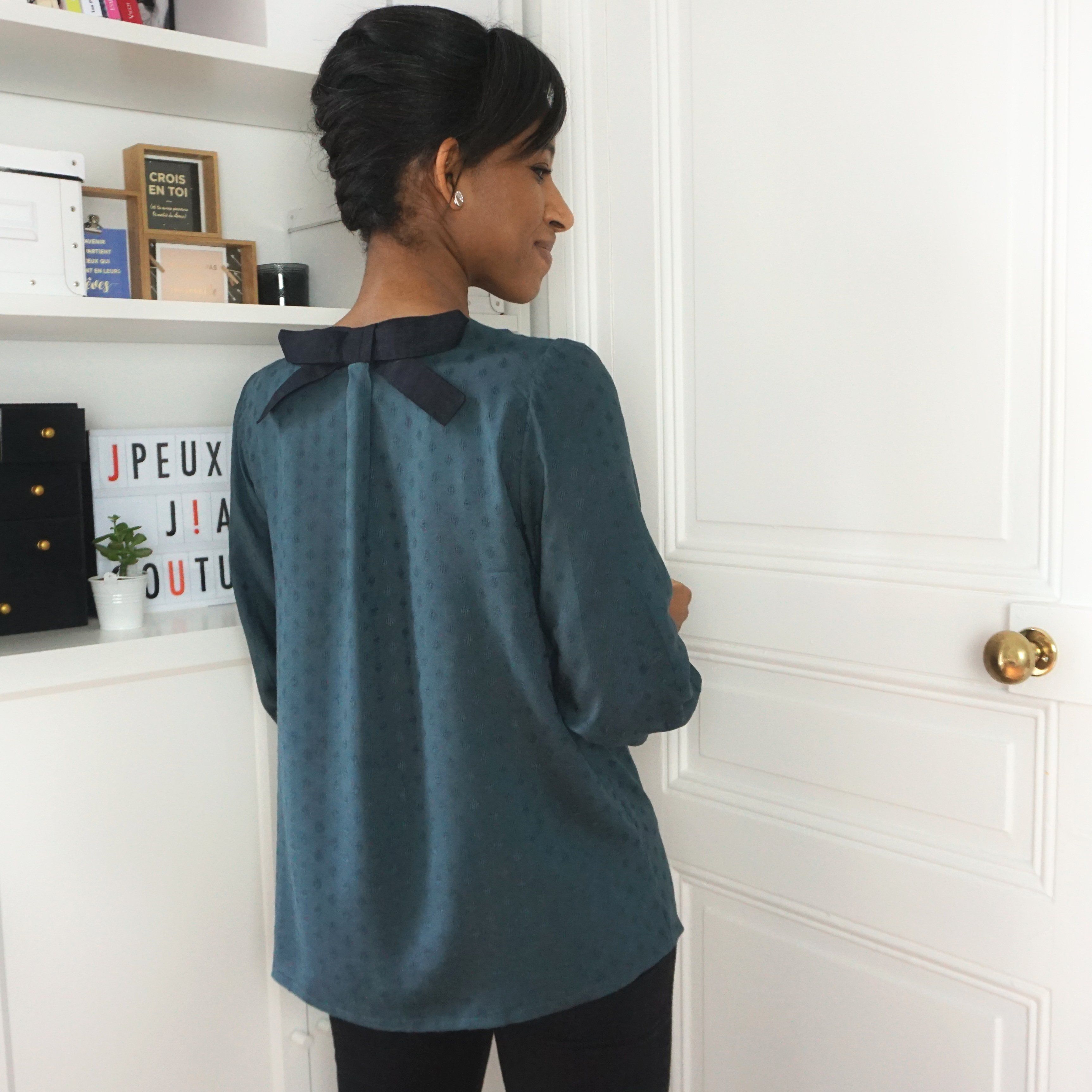 ELENA blouse/robe patron de couture pochette Patron de couture Les lubies de Cadia | Gaspard et Léonie Tissus Mercerie Toulouse