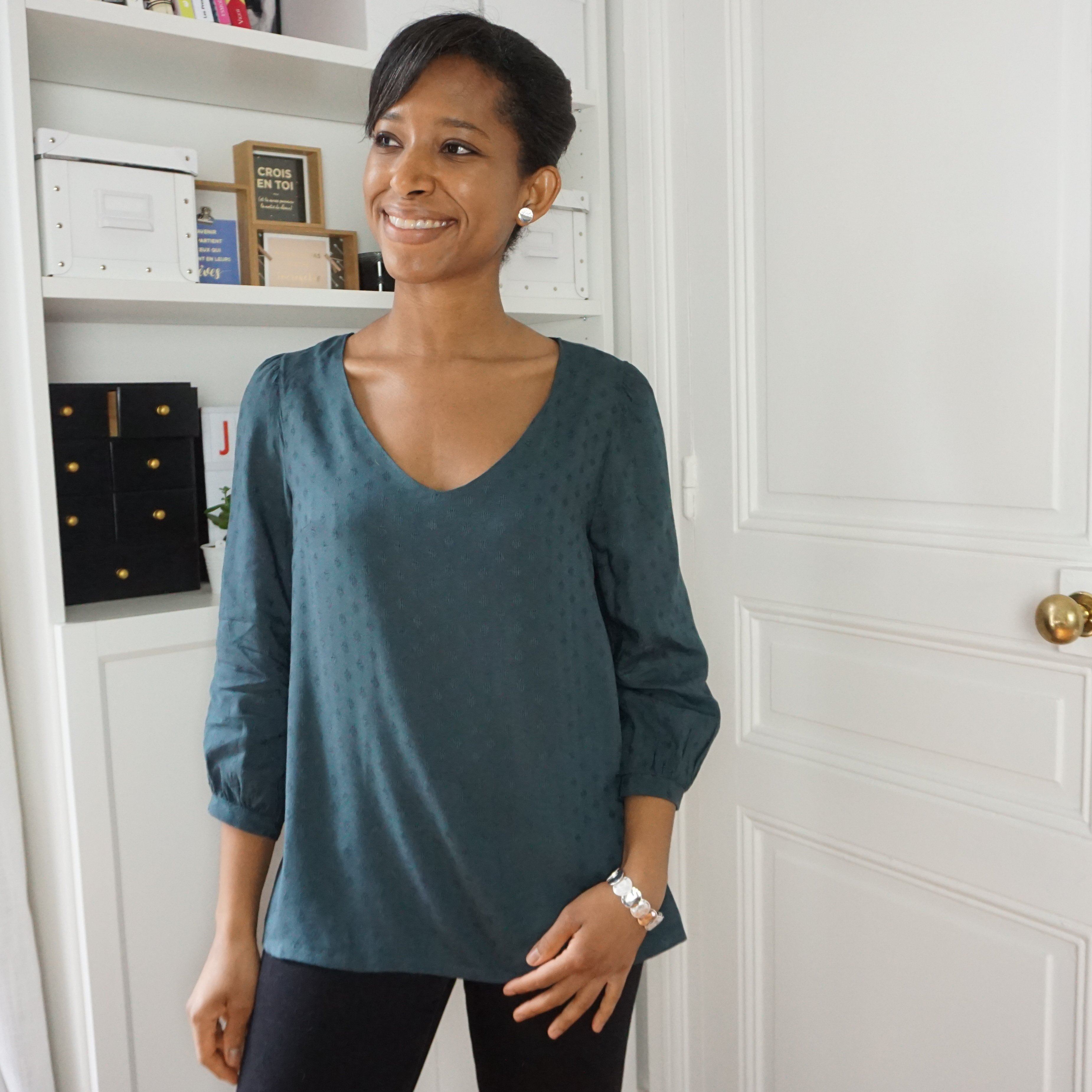 ELENA blouse/robe patron de couture pochette Patron de couture Les lubies de Cadia | Gaspard et Léonie Tissus Mercerie Toulouse