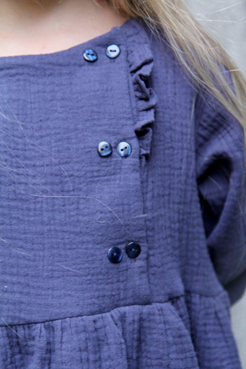 ELONA Enfant Blouse ou Robe patron de couture pochette - L'atelier de Gaspard et Léonie