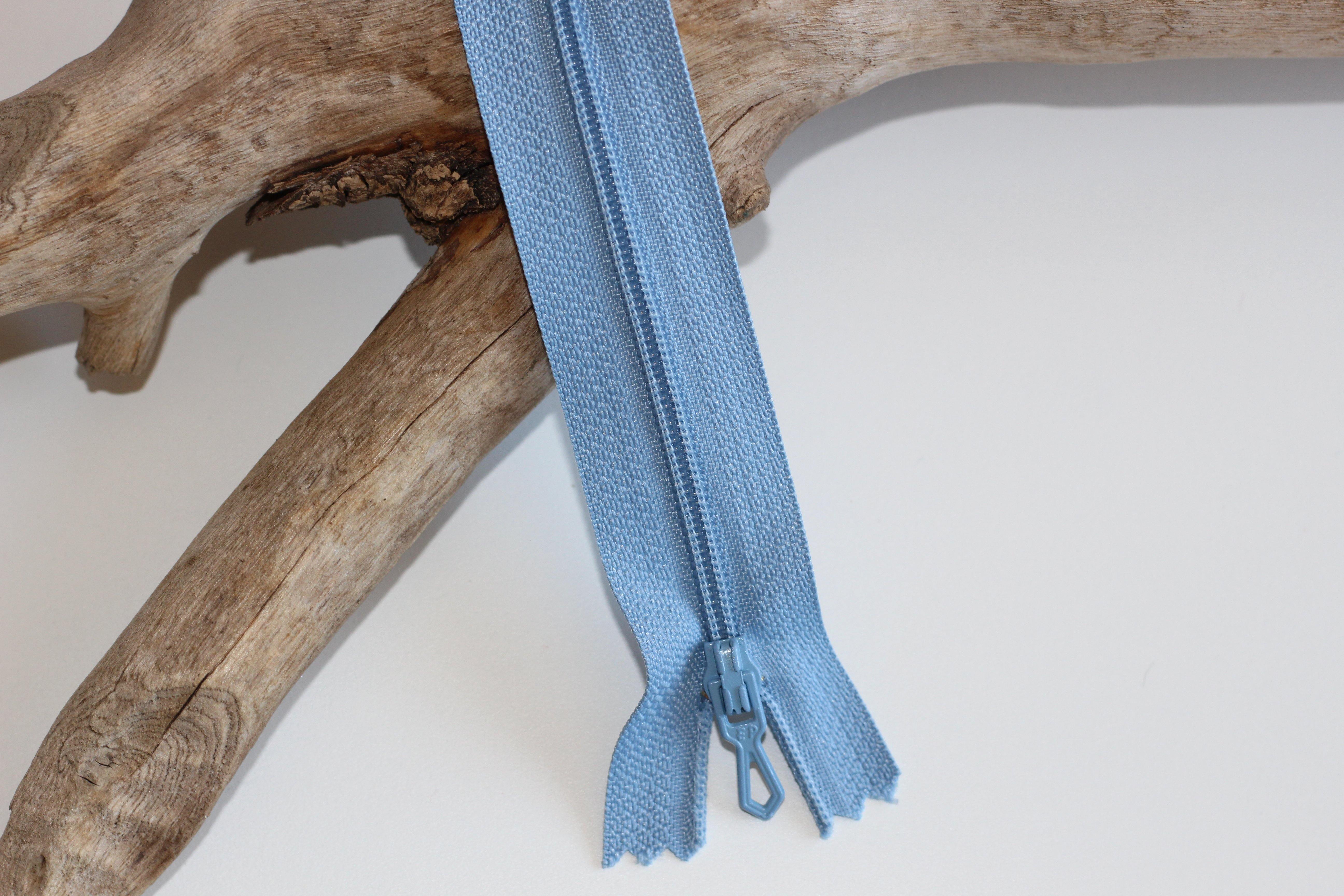 Fermeture Eclair Spirale bleu - Non Séparable Z51 508 - L'atelier de Gaspard et Léonie