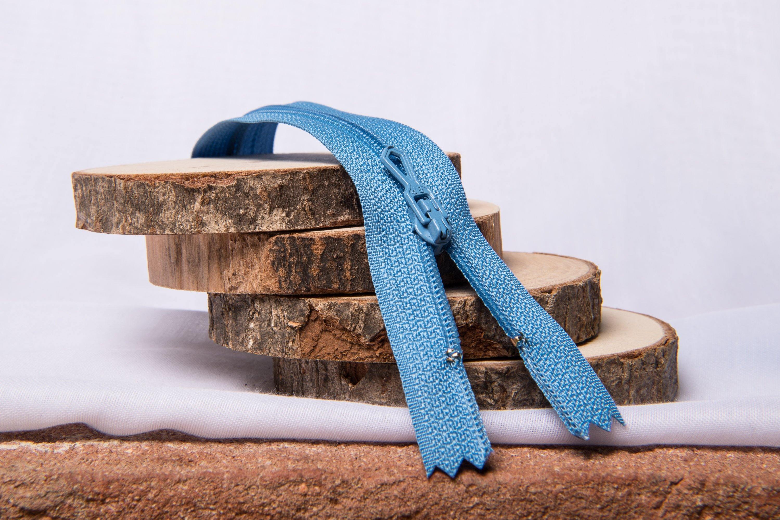 Fermeture Eclair Spirale BLEU- Non Séparable Z51 530 - L'atelier de Gaspard et Léonie