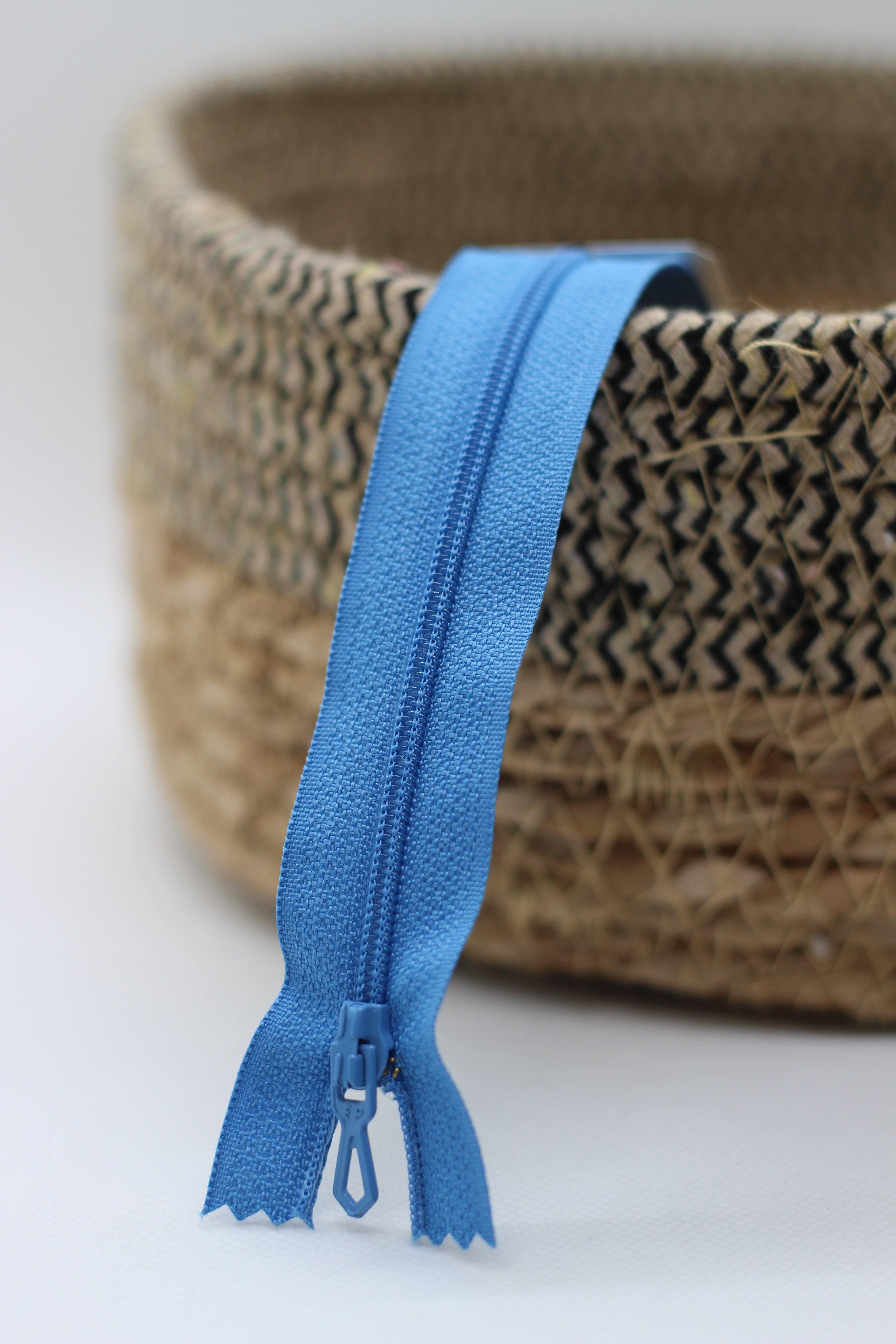 Fermeture Eclair Spirale BLEU- Non Séparable Z51 530 - L'atelier de Gaspard et Léonie