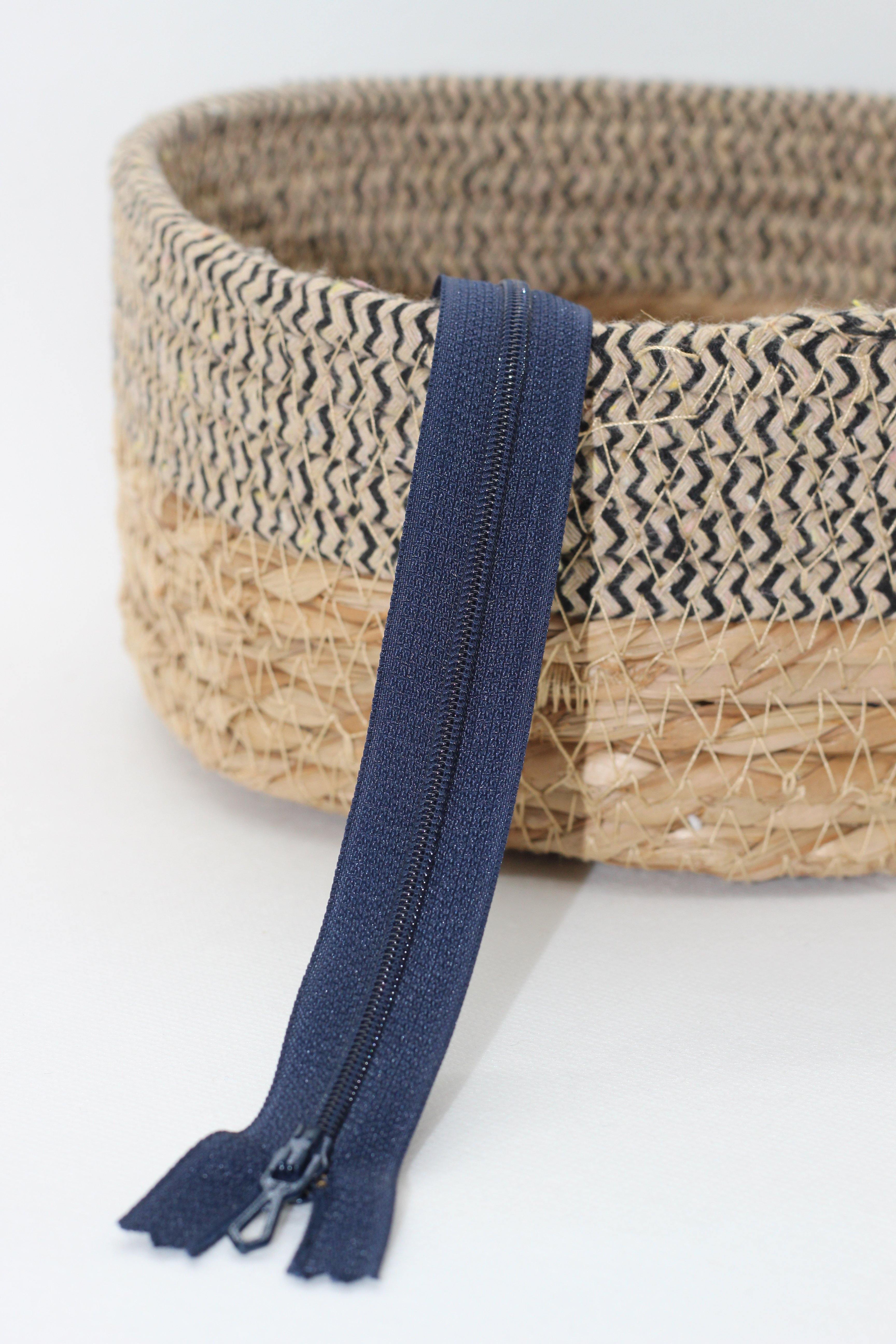 Fermeture Eclair Spirale BLEU - Non Séparable Z51 570 - L'atelier de Gaspard et Léonie