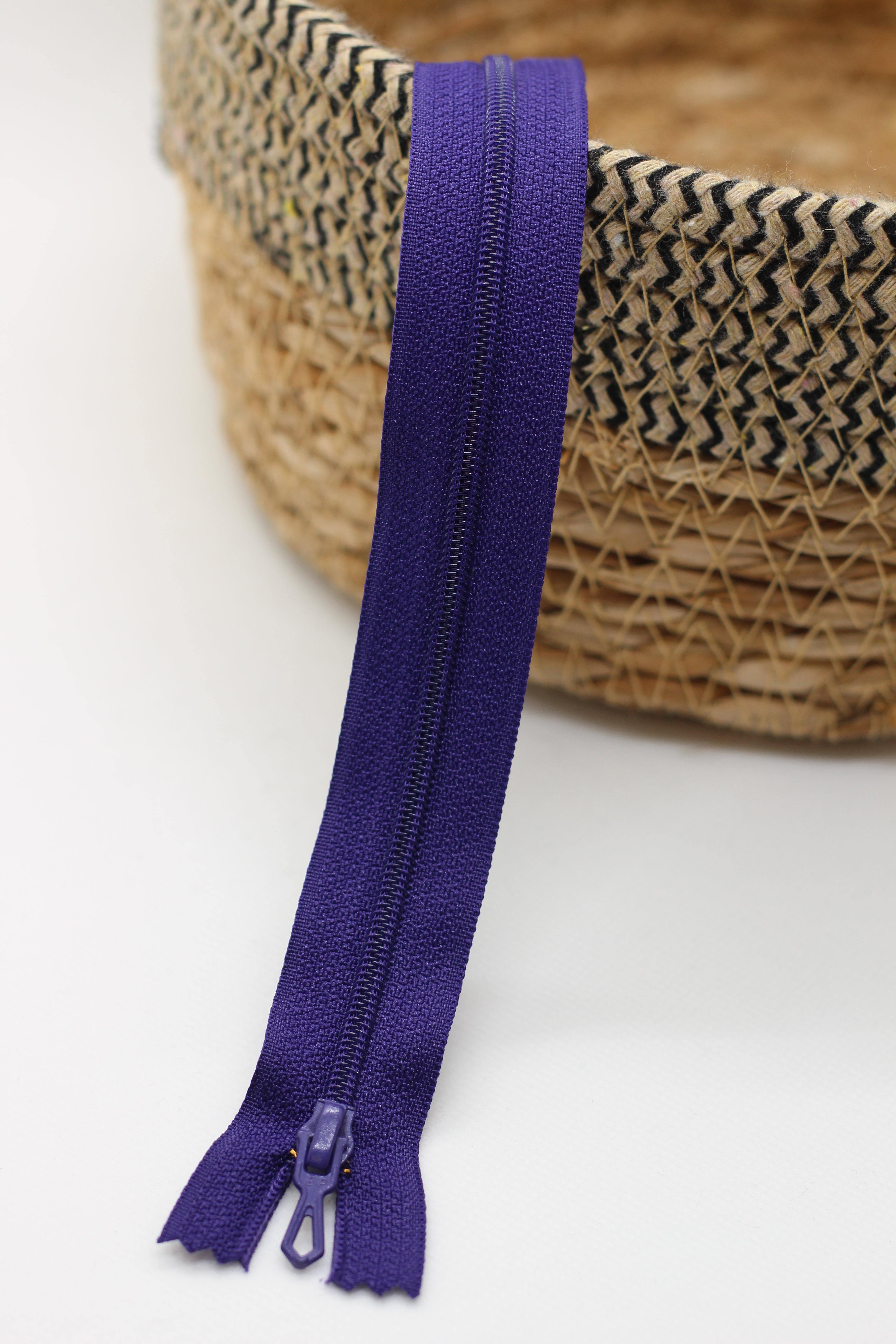 Fermeture Eclair Spirale bleu - Non Séparable Z51 885 - L'atelier de Gaspard et Léonie