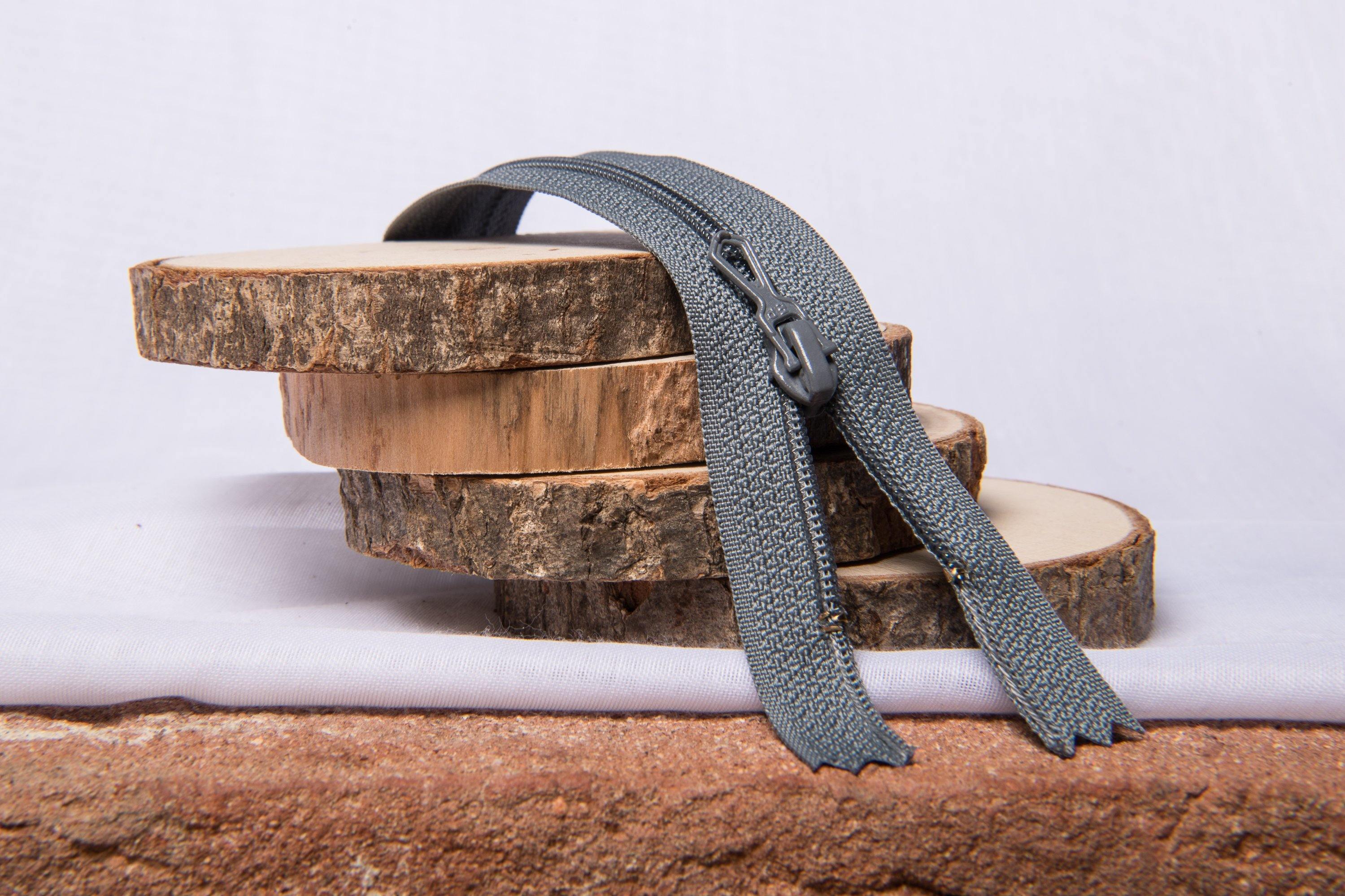 Fermeture Eclair Spirale GRIS- Non Séparable Z51 440 - L'atelier de Gaspard et Léonie