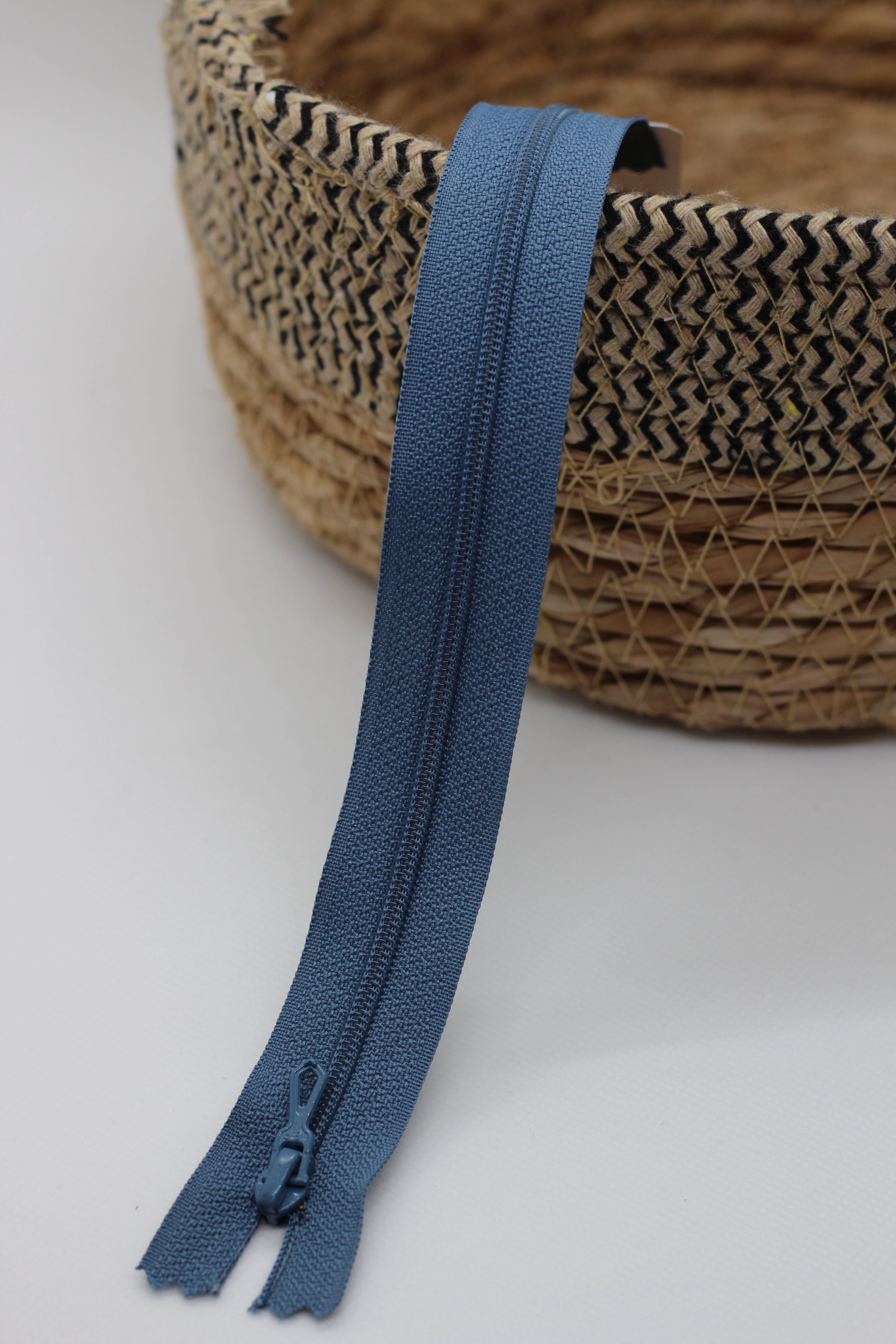 Fermeture Eclair Spirale GRIS- Non Séparable Z51 533 - L'atelier de Gaspard et Léonie