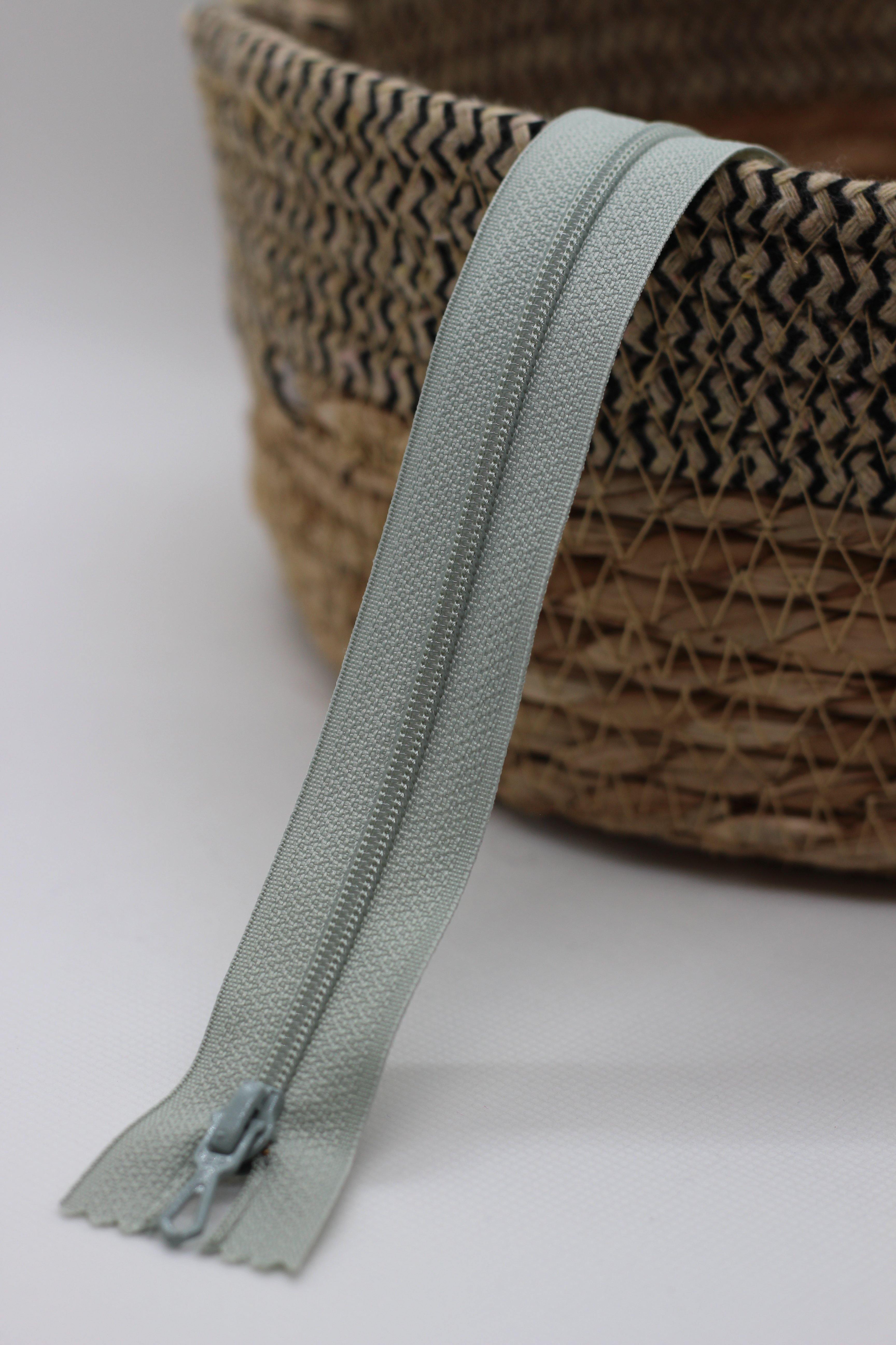 Fermeture Eclair Spirale GRIS - Non Séparable Z51 703 - L'atelier de Gaspard et Léonie