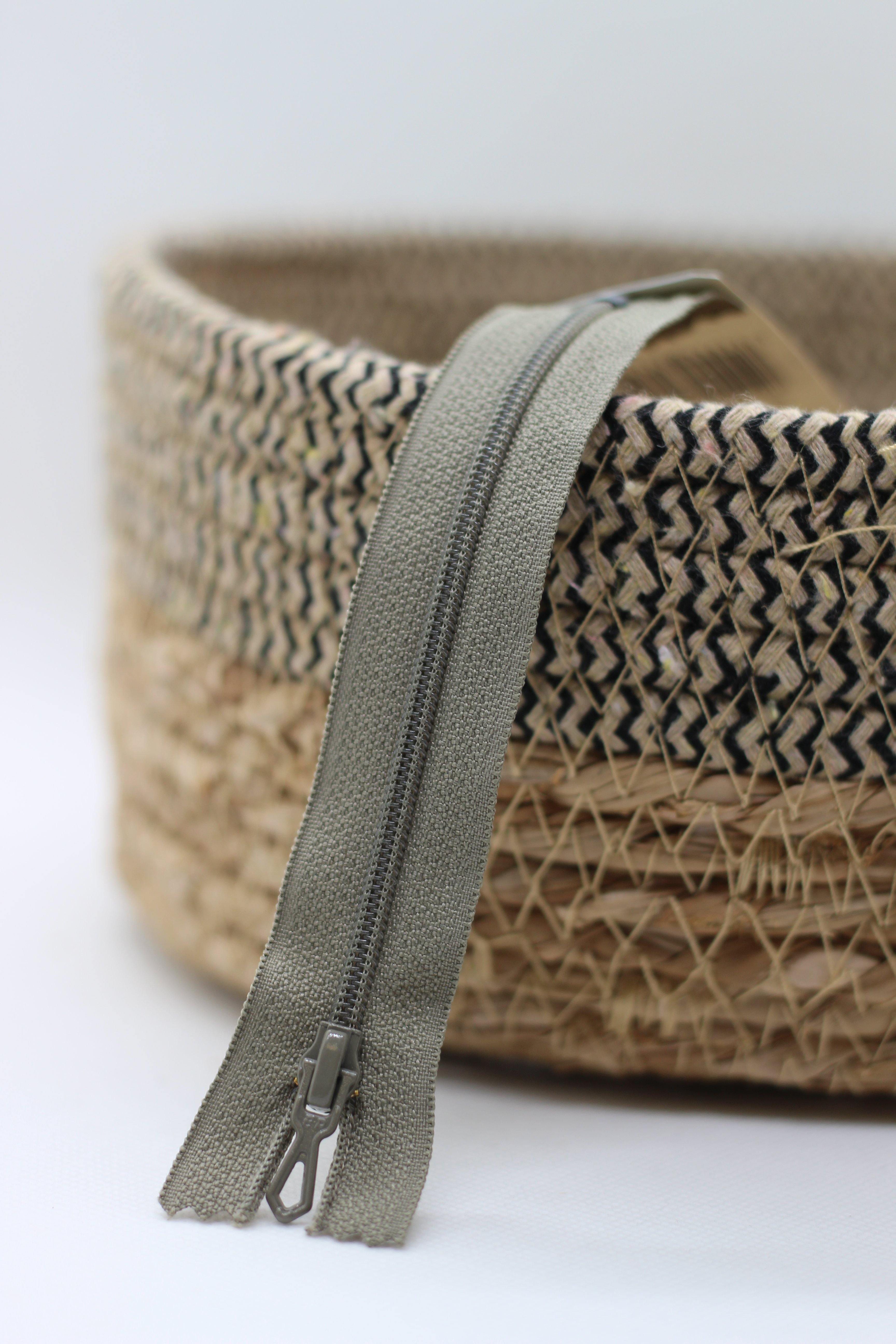 Fermeture Eclair Spirale GRIS - Non Séparable Z51 925 - L'atelier de Gaspard et Léonie