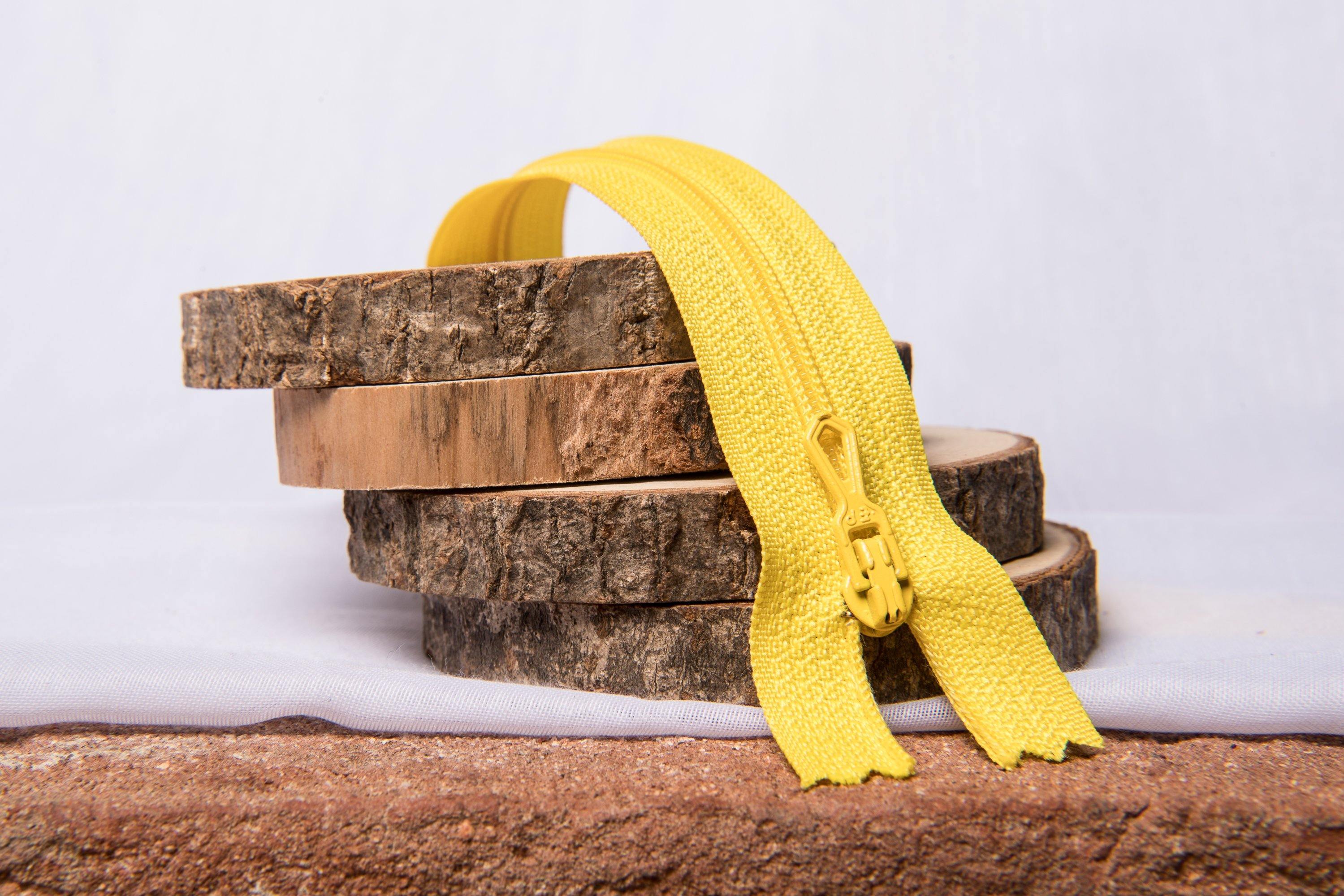 Fermeture Eclair Spirale Jaune- Non Séparable Z51 617 - L'atelier de Gaspard et Léonie