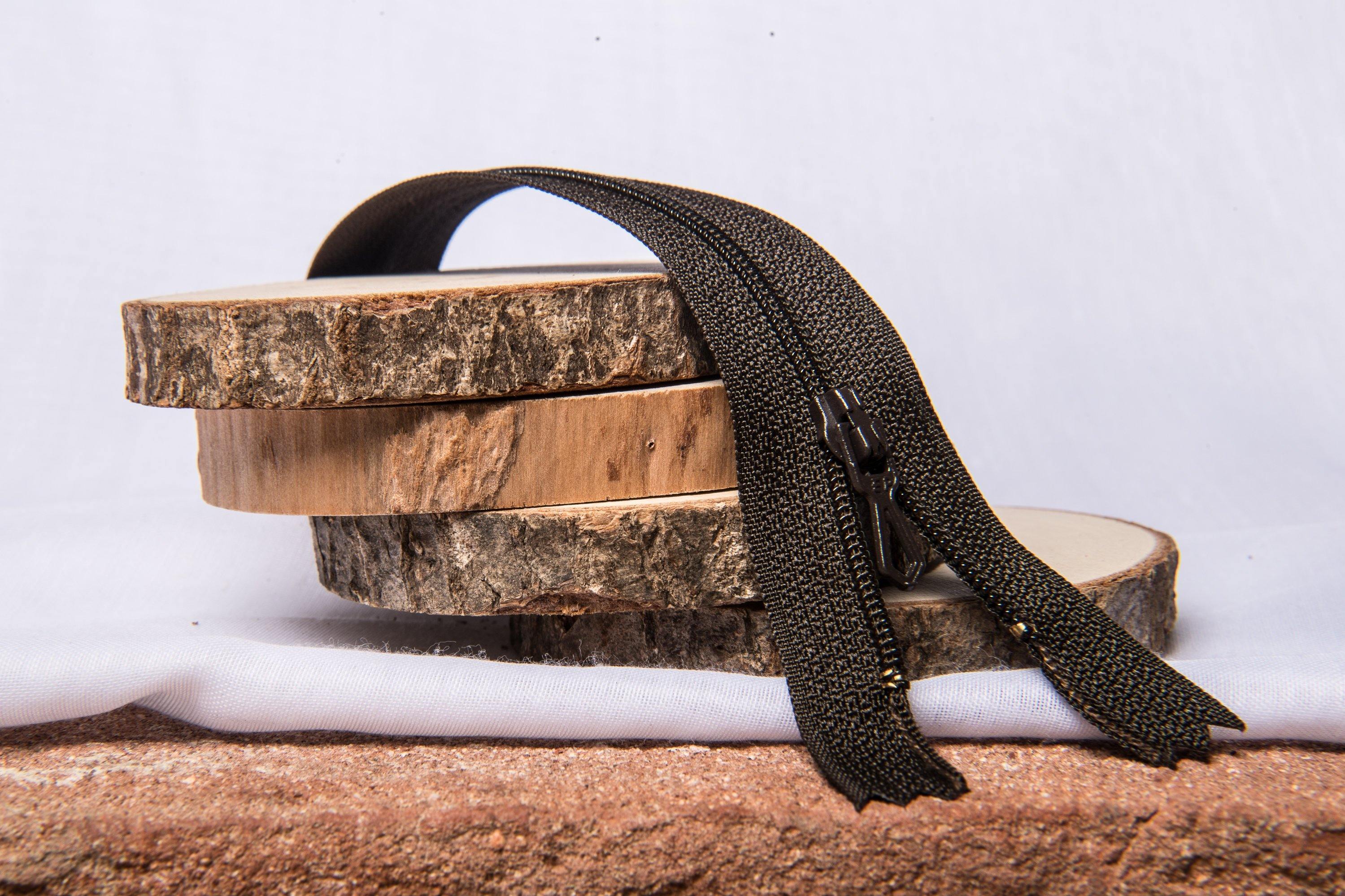 Fermeture Eclair Spirale MARRON - Non Séparable Z51 990 - L'atelier de Gaspard et Léonie