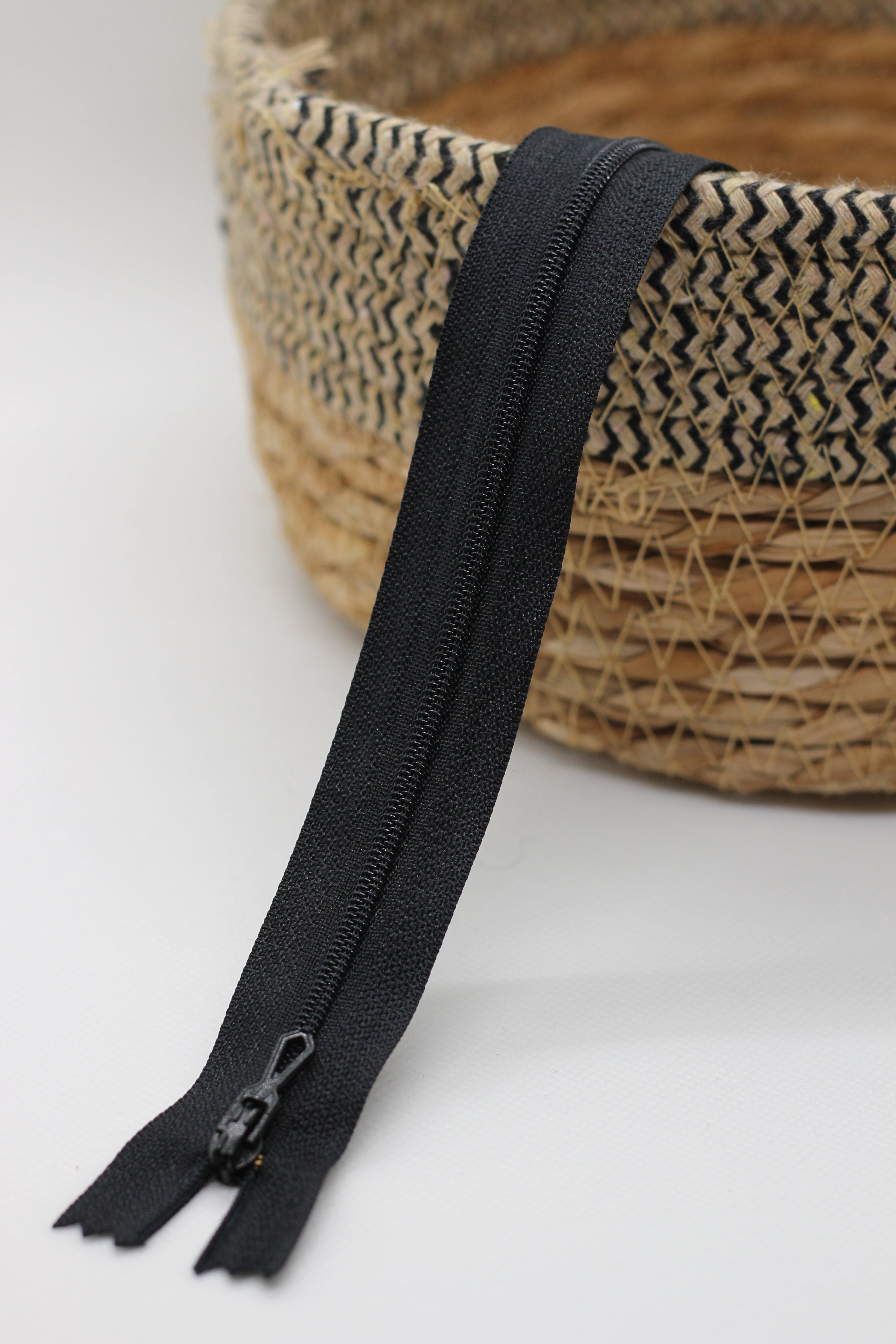 Fermeture Eclair Spirale GRIS- Non Séparable Z51 460 - L'atelier de Gaspard et Léonie