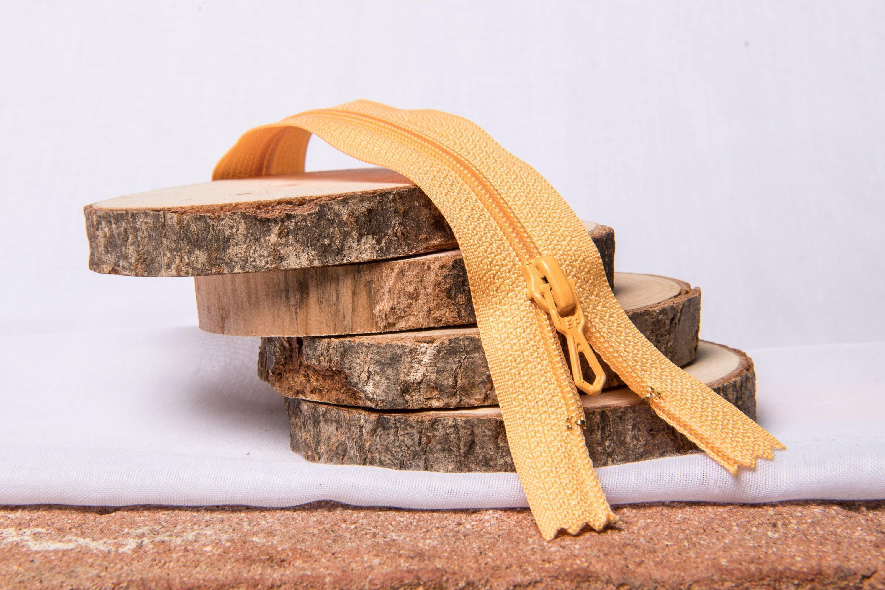 Fermeture Eclair Spirale ORANGE - Non Séparable Z51 616 - L'atelier de Gaspard et Léonie