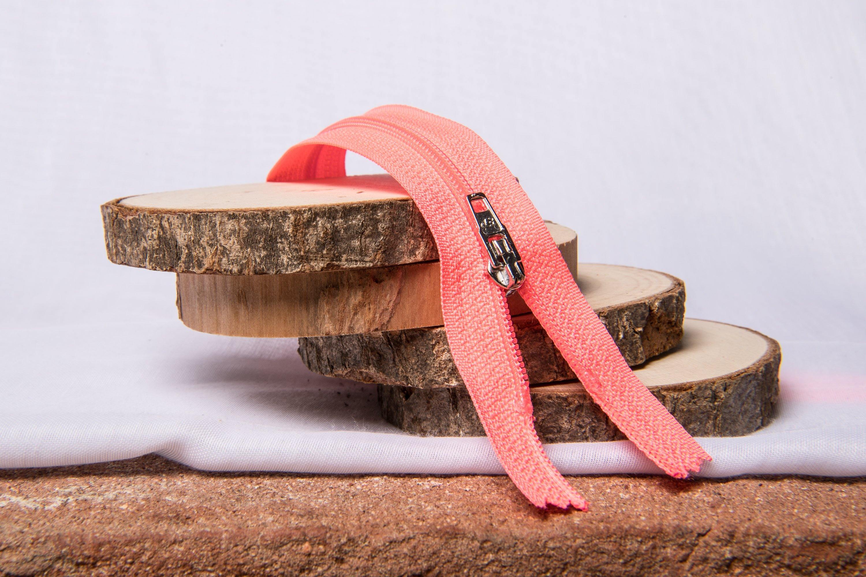 Fermeture Eclair Spirale ROSE- Non Séparable Z51 385 - L'atelier de Gaspard et Léonie