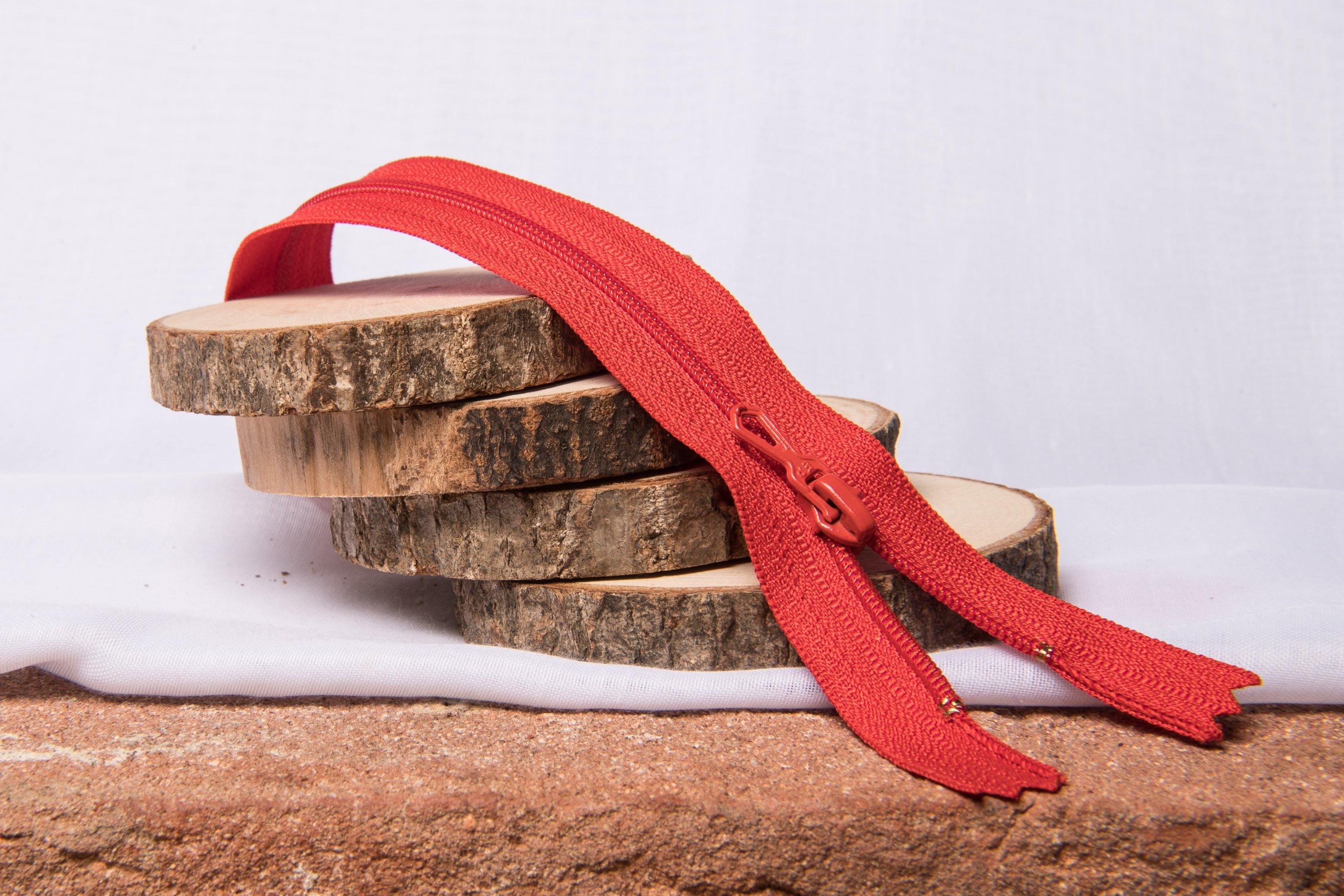 Fermeture Eclair Spirale Rouge- Non Séparable Z51 844 - L'atelier de Gaspard et Léonie