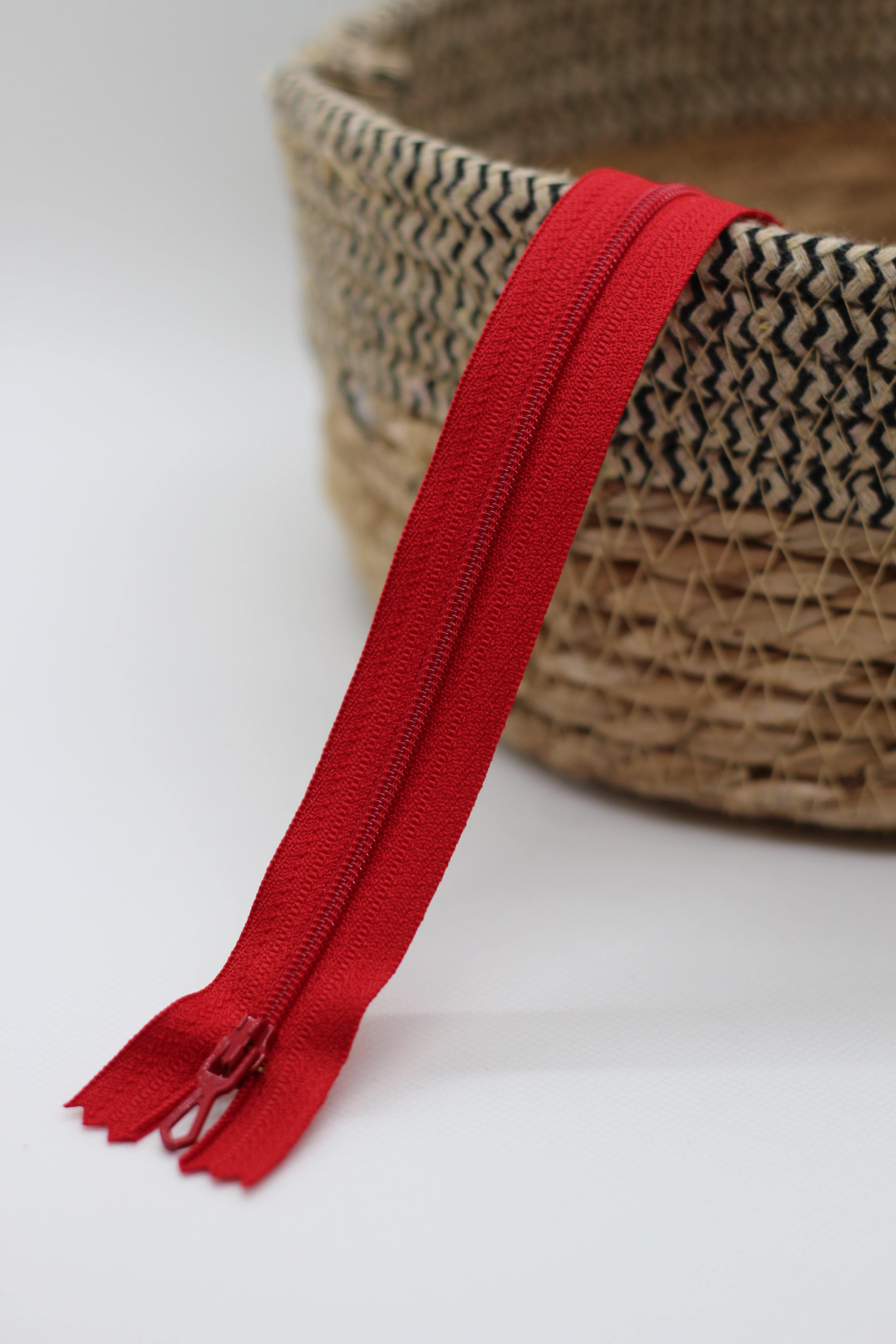 Fermeture Eclair Spirale Rouge - Non Séparable Z51 850 - L'atelier de Gaspard et Léonie