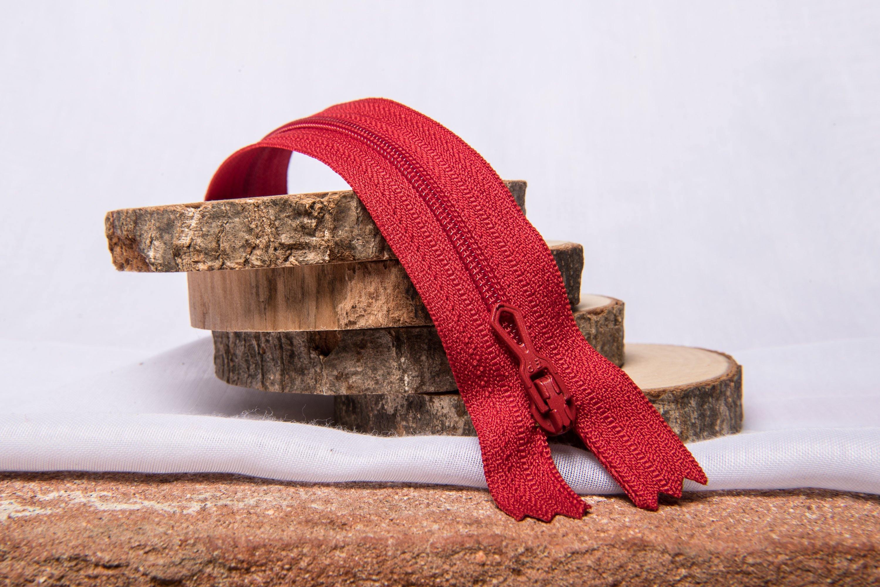 Fermeture Eclair Spirale Rouge - Non Séparable Z51 850 - L'atelier de Gaspard et Léonie