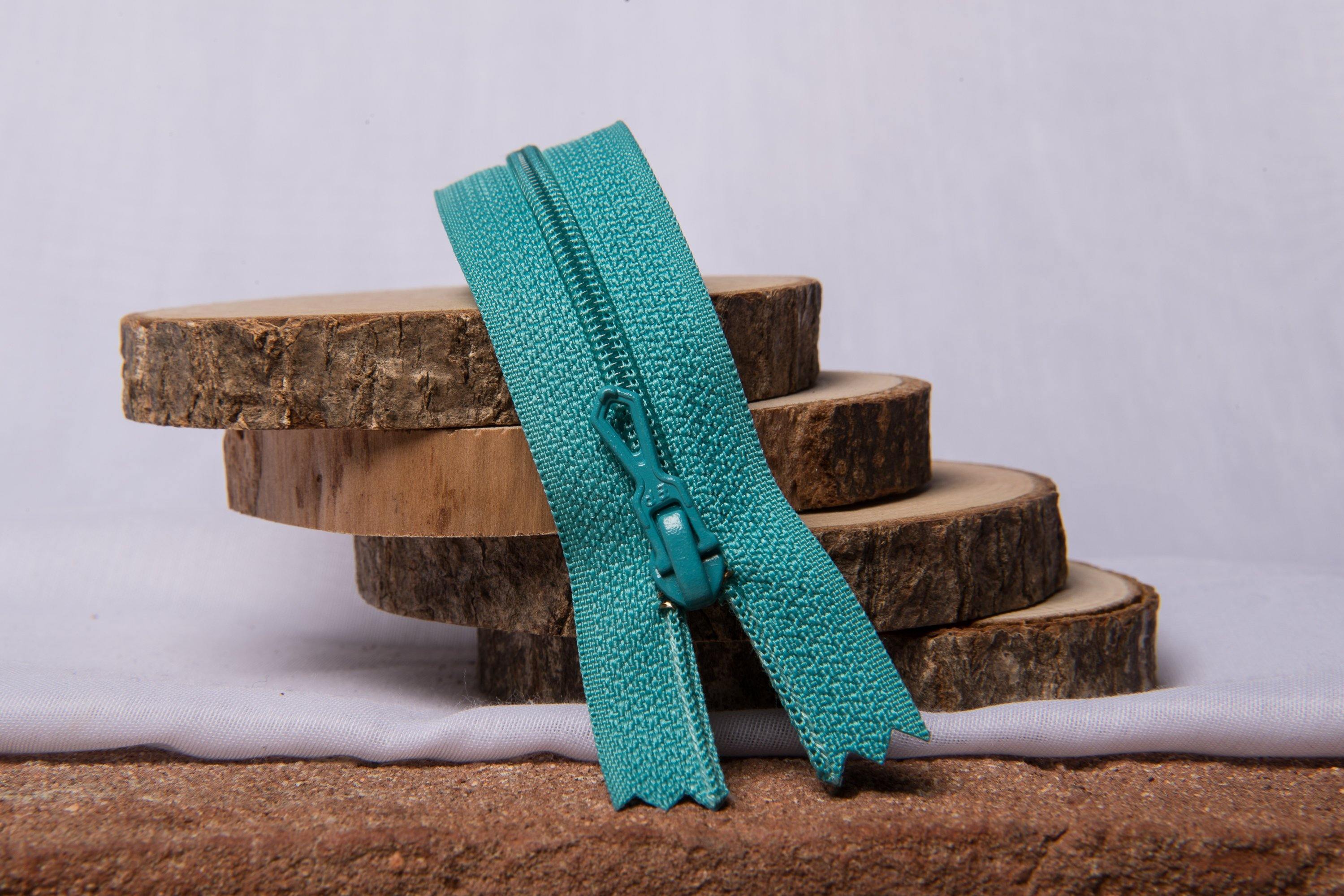 Fermeture Eclair Spirale Vert - Non Séparable Z51 524 - L'atelier de Gaspard et Léonie