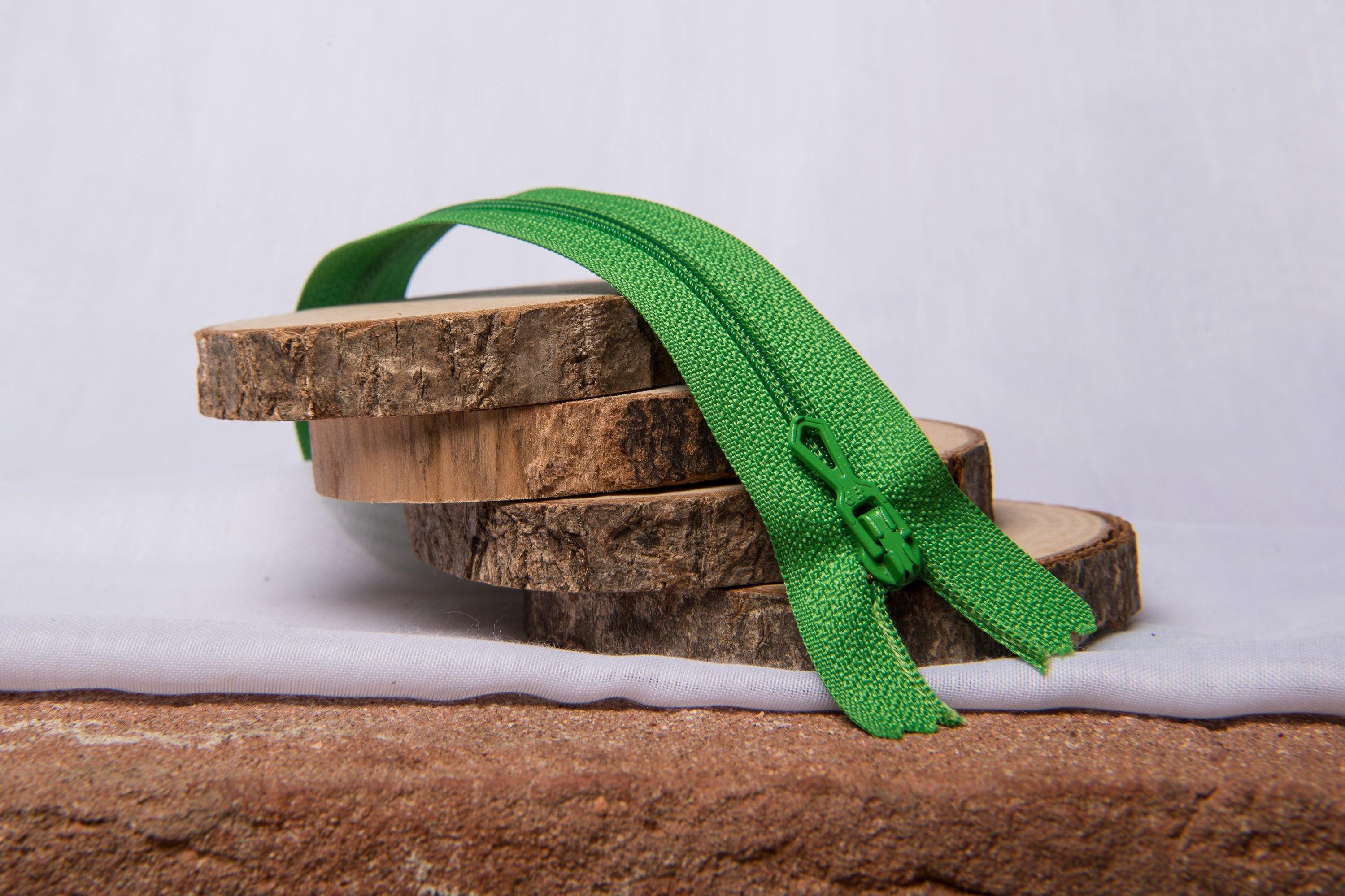 Fermeture Eclair Spirale Vert - Non Séparable Z51 726 - L'atelier de Gaspard et Léonie