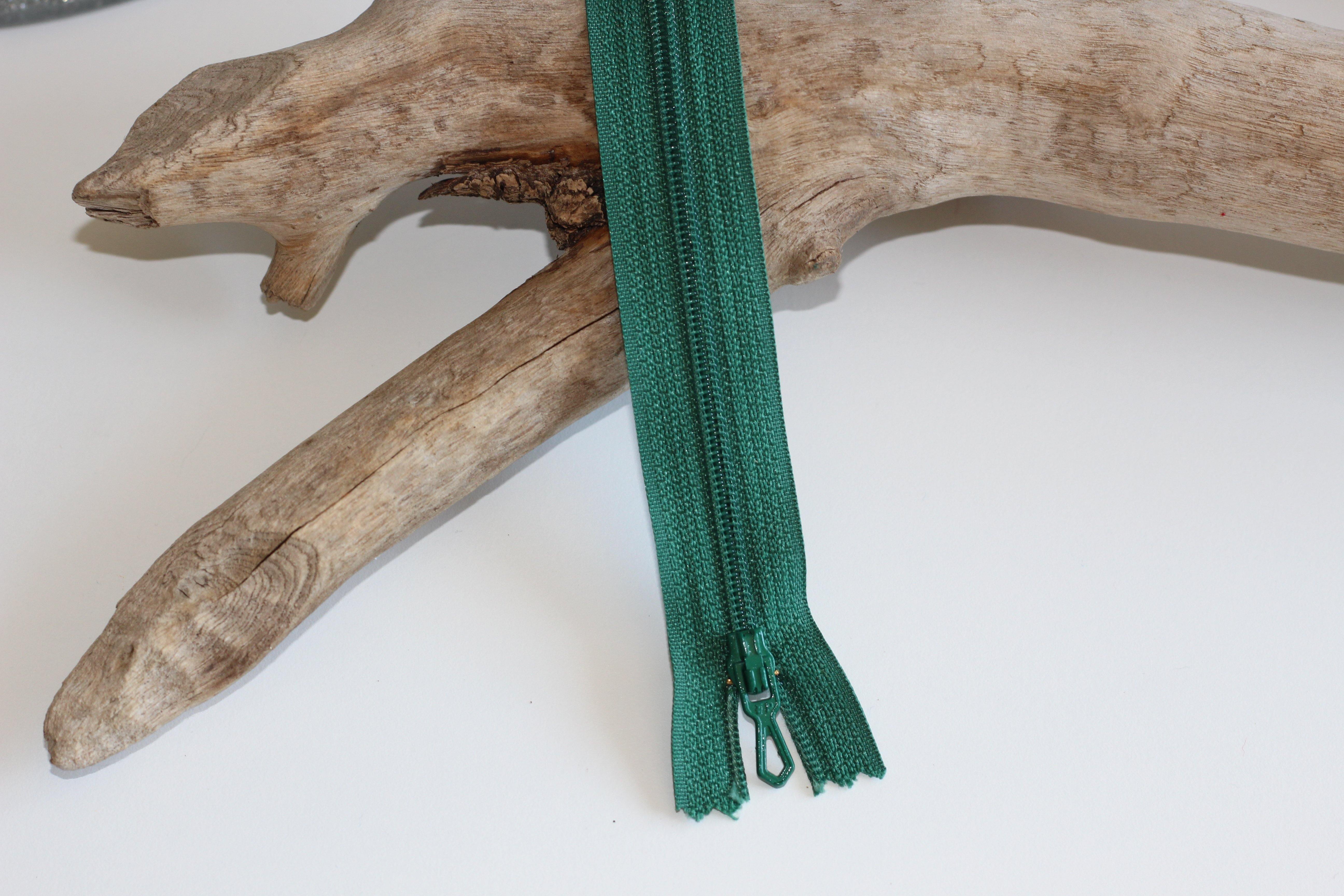 Fermeture Eclair Spirale Vert- Non Séparable Z51 750 - L'atelier de Gaspard et Léonie