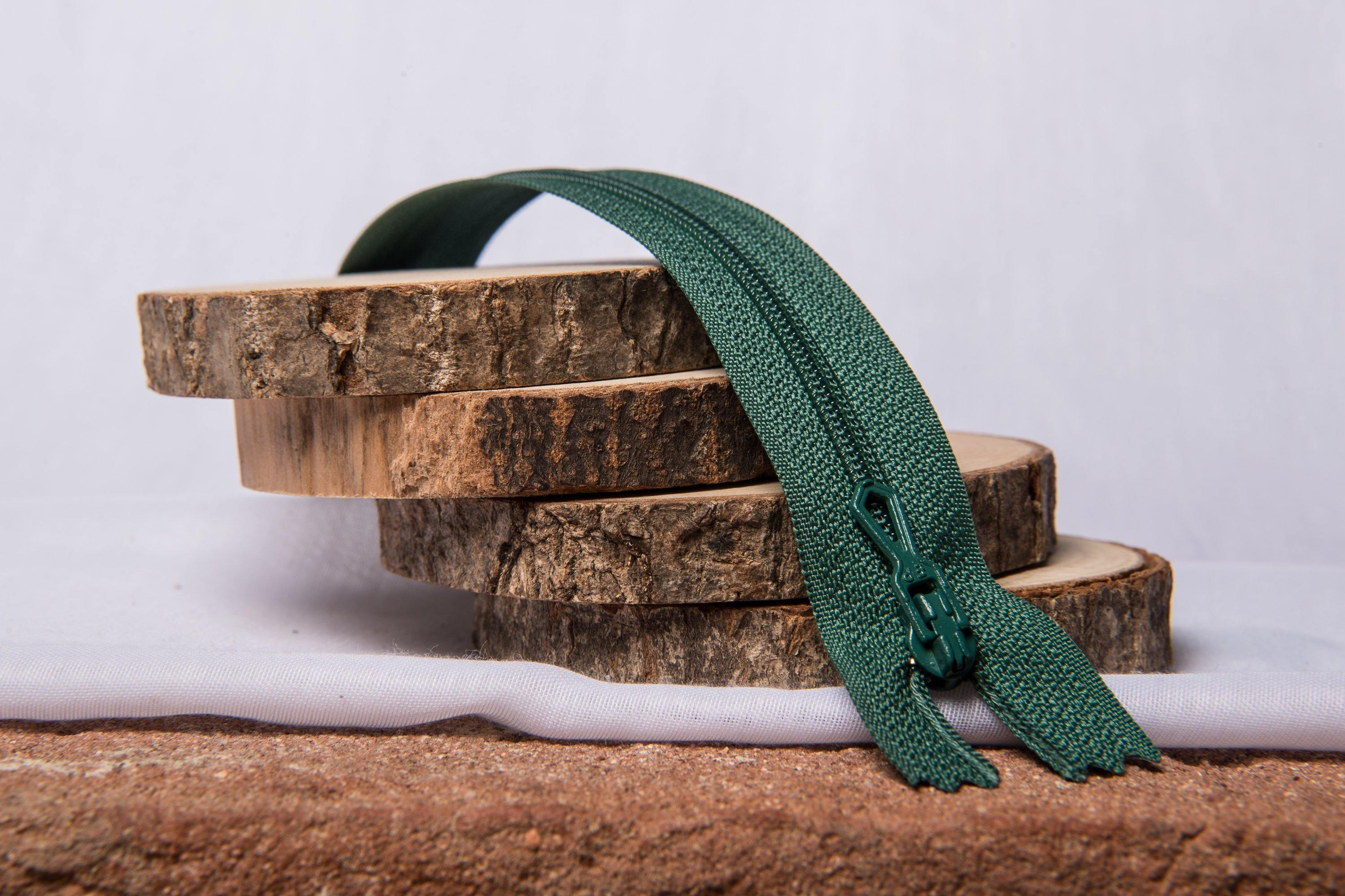 Fermeture Eclair Spirale VERT - Non Séparable Z51 771 - L'atelier de Gaspard et Léonie