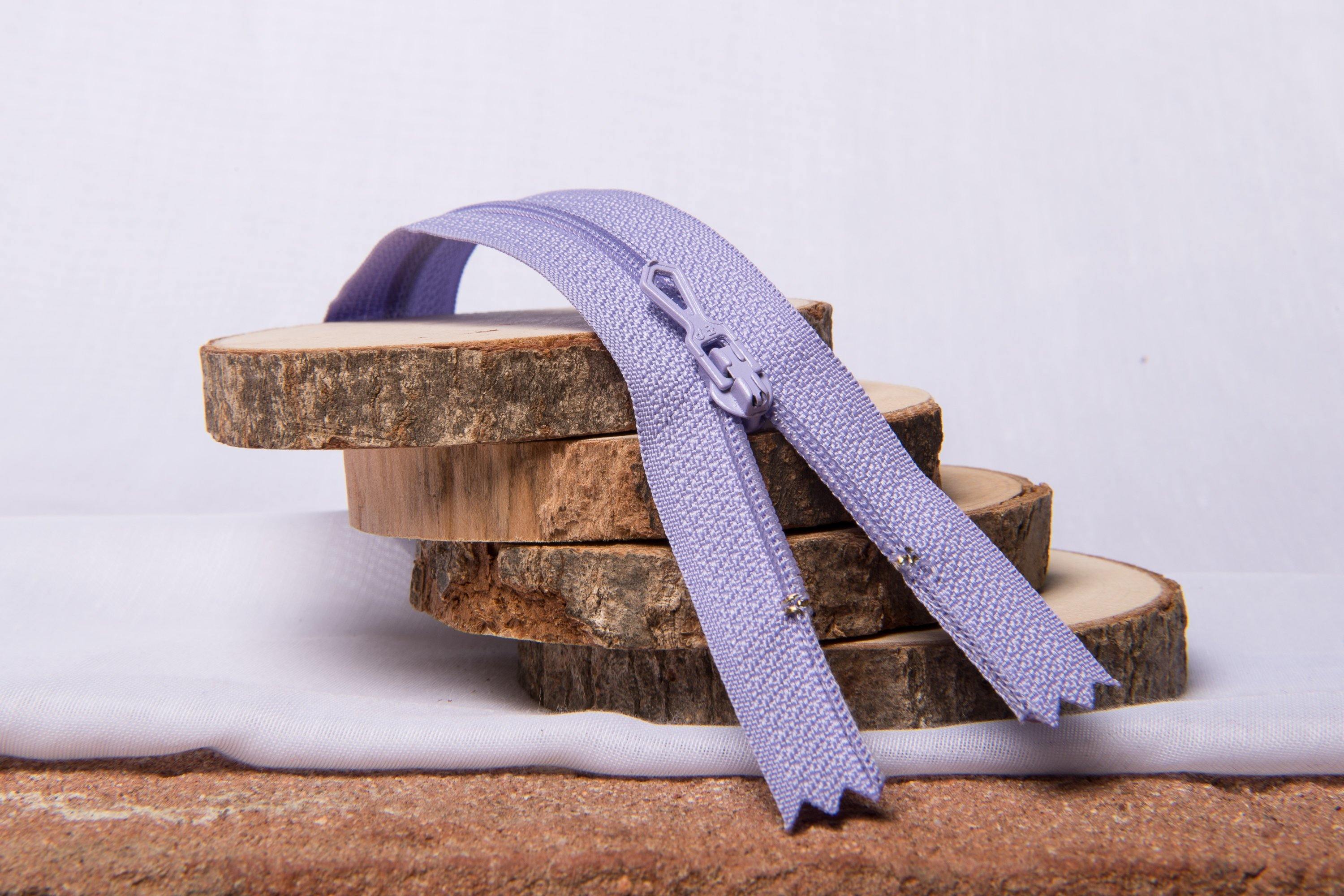 Fermeture Eclair Spirale Violet - Non Séparable Z51 877 - L'atelier de Gaspard et Léonie