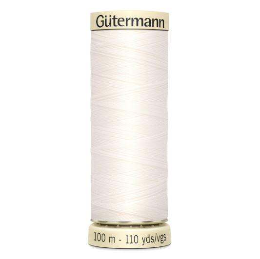 Fil à coudre Gütermann polyester - 111 Ecru - L'atelier de Gaspard et Léonie