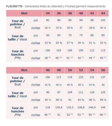 FLEURETTE robe patron de couture pochette Patron de couture Les lubies de Cadia | Gaspard et Léonie Tissus Mercerie Toulouse